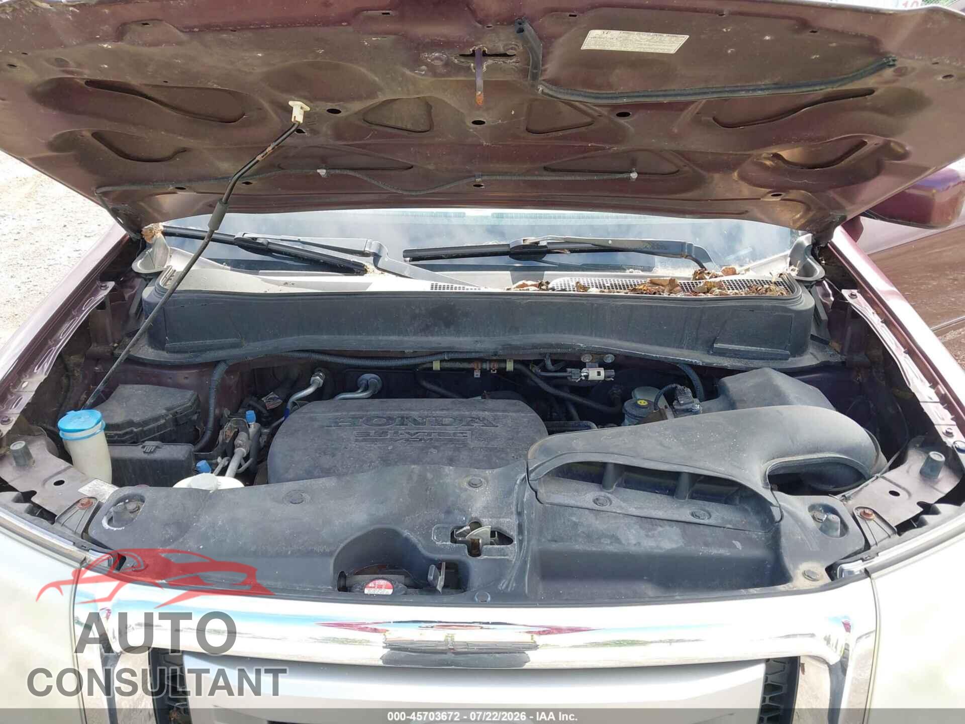 HONDA PILOT 2011 - 5FNYF4H55BB035582