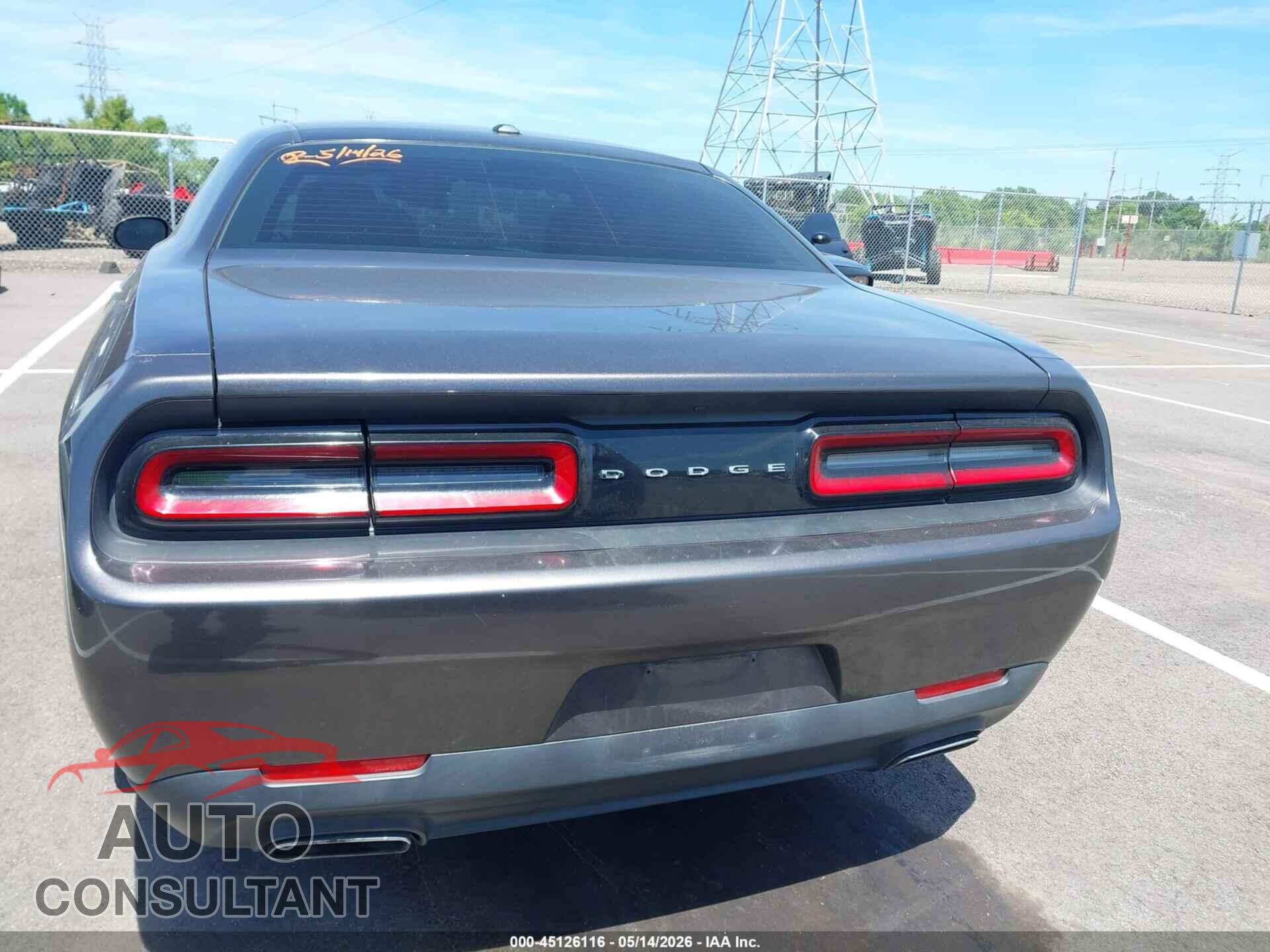 DODGE CHALLENGER 2016 - 2C3CDZAG2GH137324