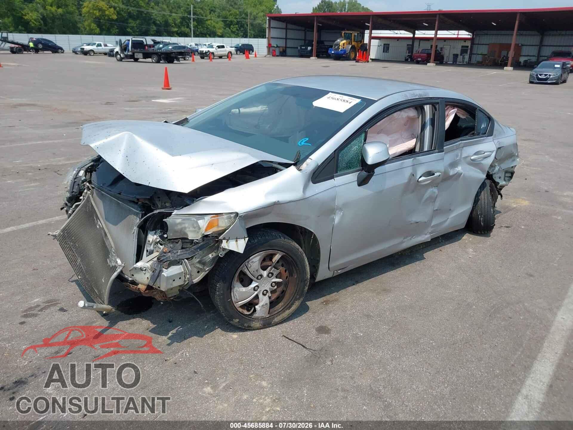 HONDA CIVIC 2013 - 19XFB2F53DE006648