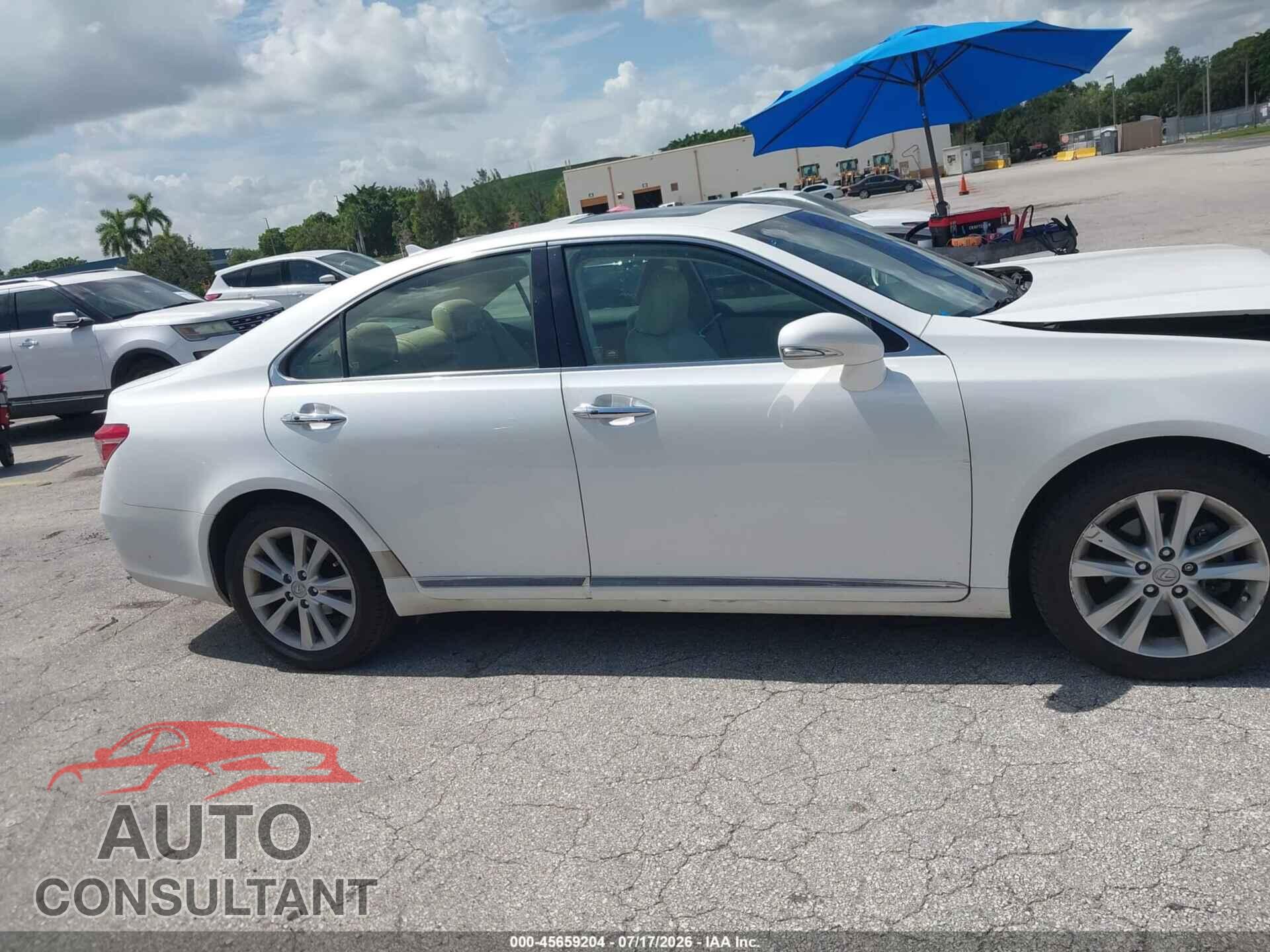 LEXUS ES 350 2010 - JTHBK1EG3A2377196