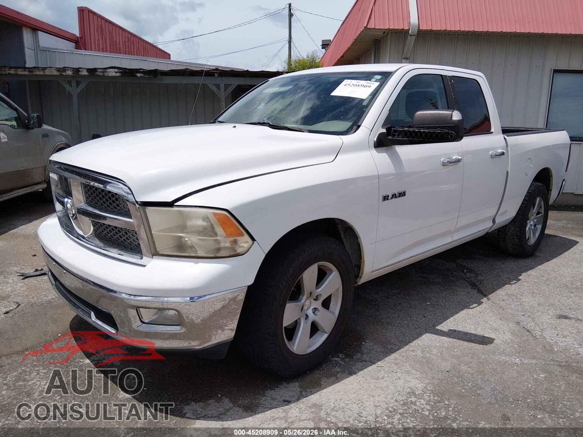 DODGE RAM 1500 2010 - 1D7RV1GP3AS230189