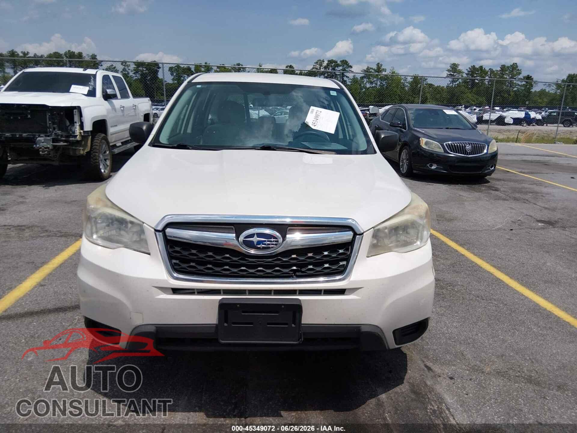 SUBARU FORESTER 2014 - JF2SJAAC8EH489360