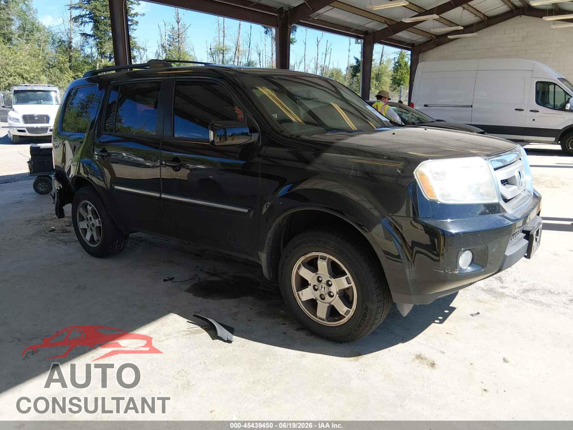 HONDA PILOT 2010 - 5FNYF4H92AB014352