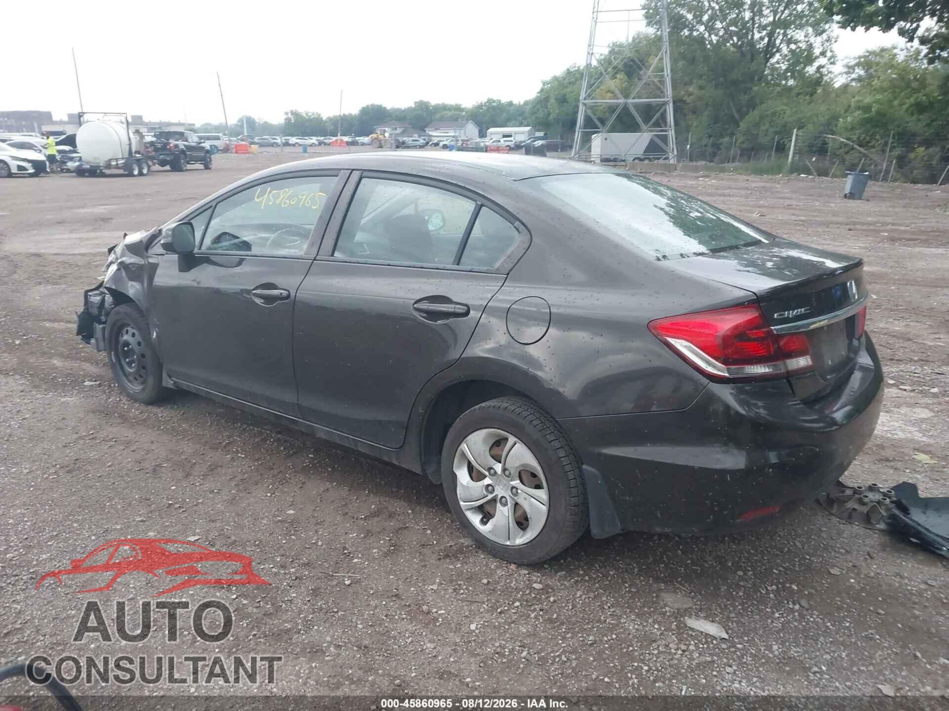 HONDA CIVIC 2013 - 19XFB2F58DE012462