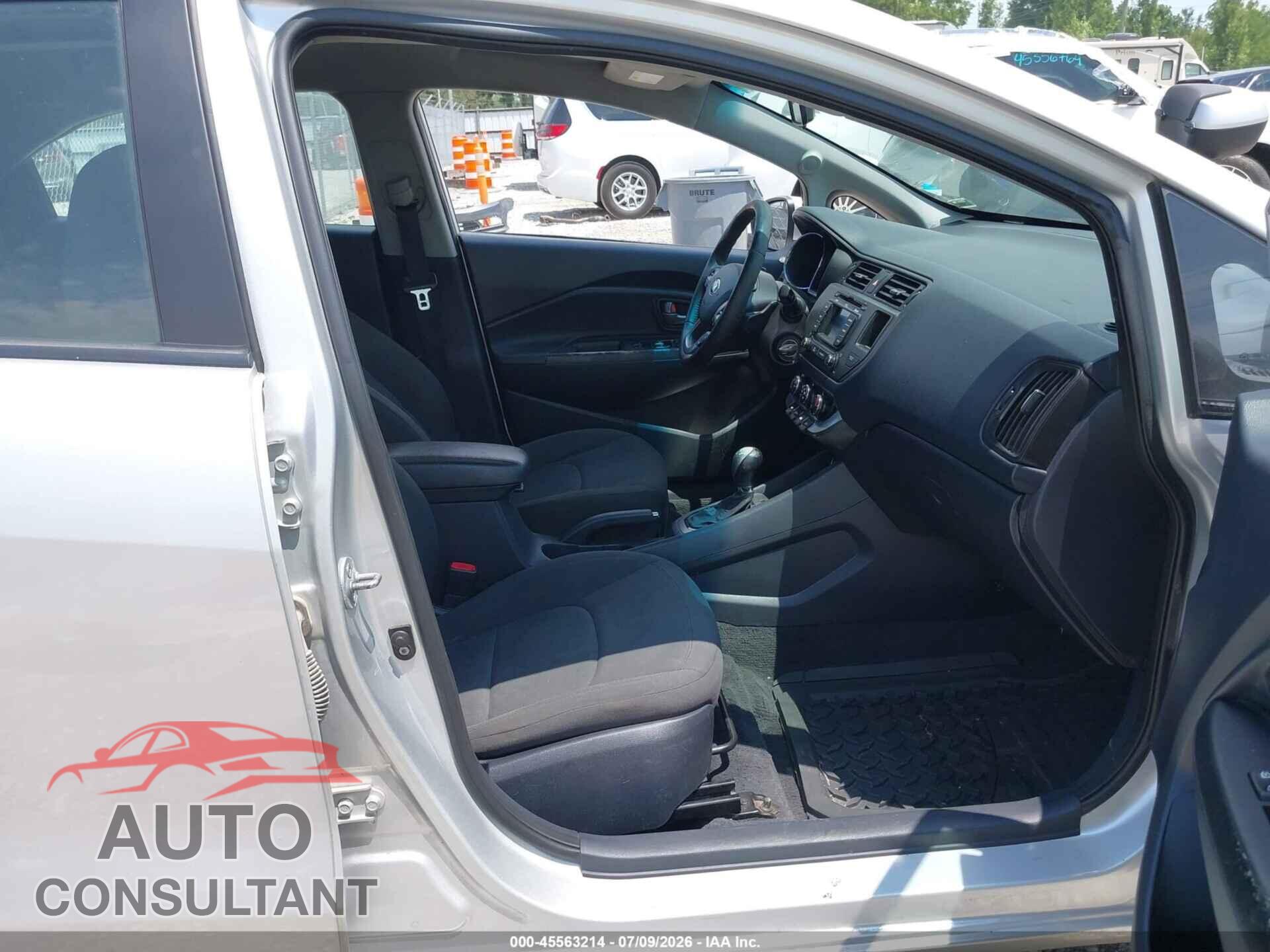 KIA RIO 2013 - KNADN5A39D6233531