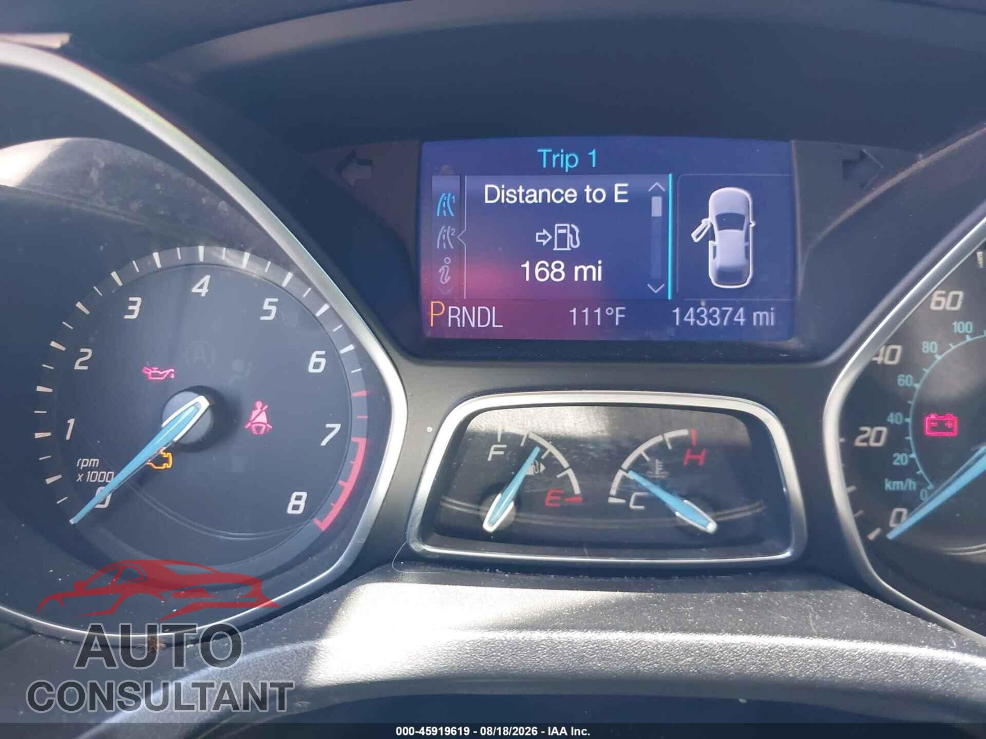 FORD FOCUS 2013 - 1FADP3F24DL178558