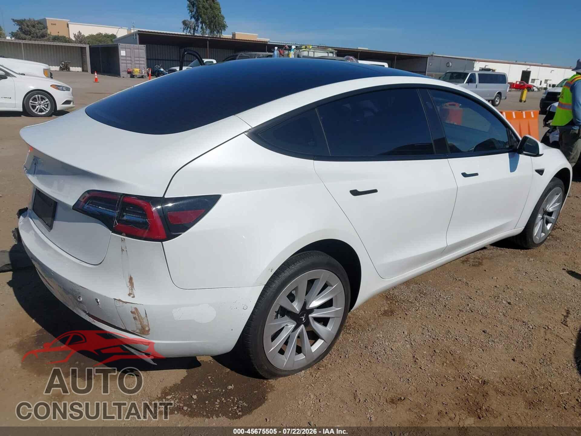 TESLA MODEL 3 2022 - 5YJ3E1EA2NF357419