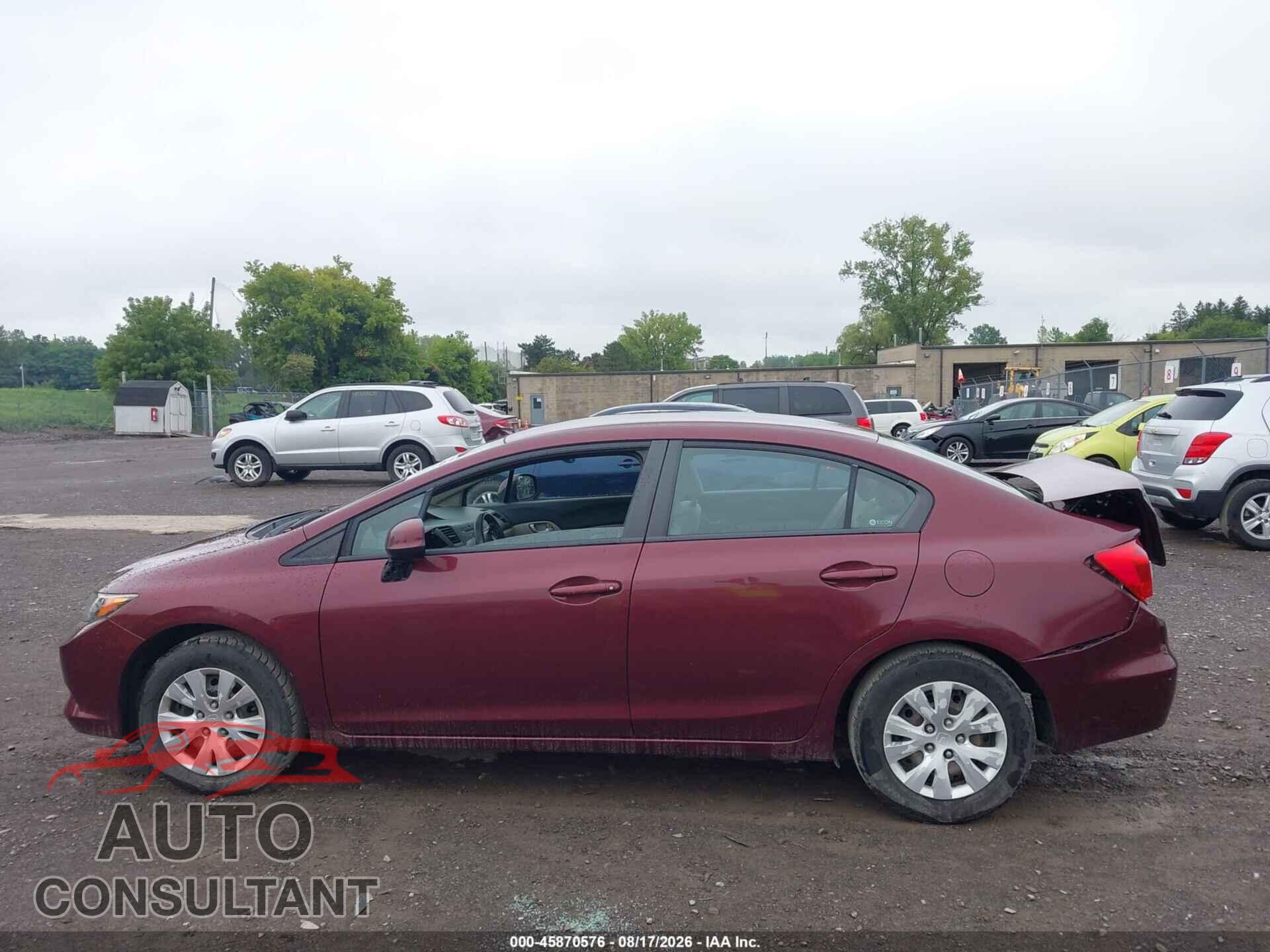 HONDA CIVIC 2012 - 2HGFB2F55CH590569