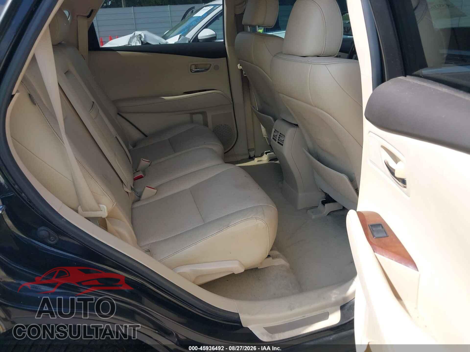 LEXUS RX 2014 - 2T2BK1BA9EC239683