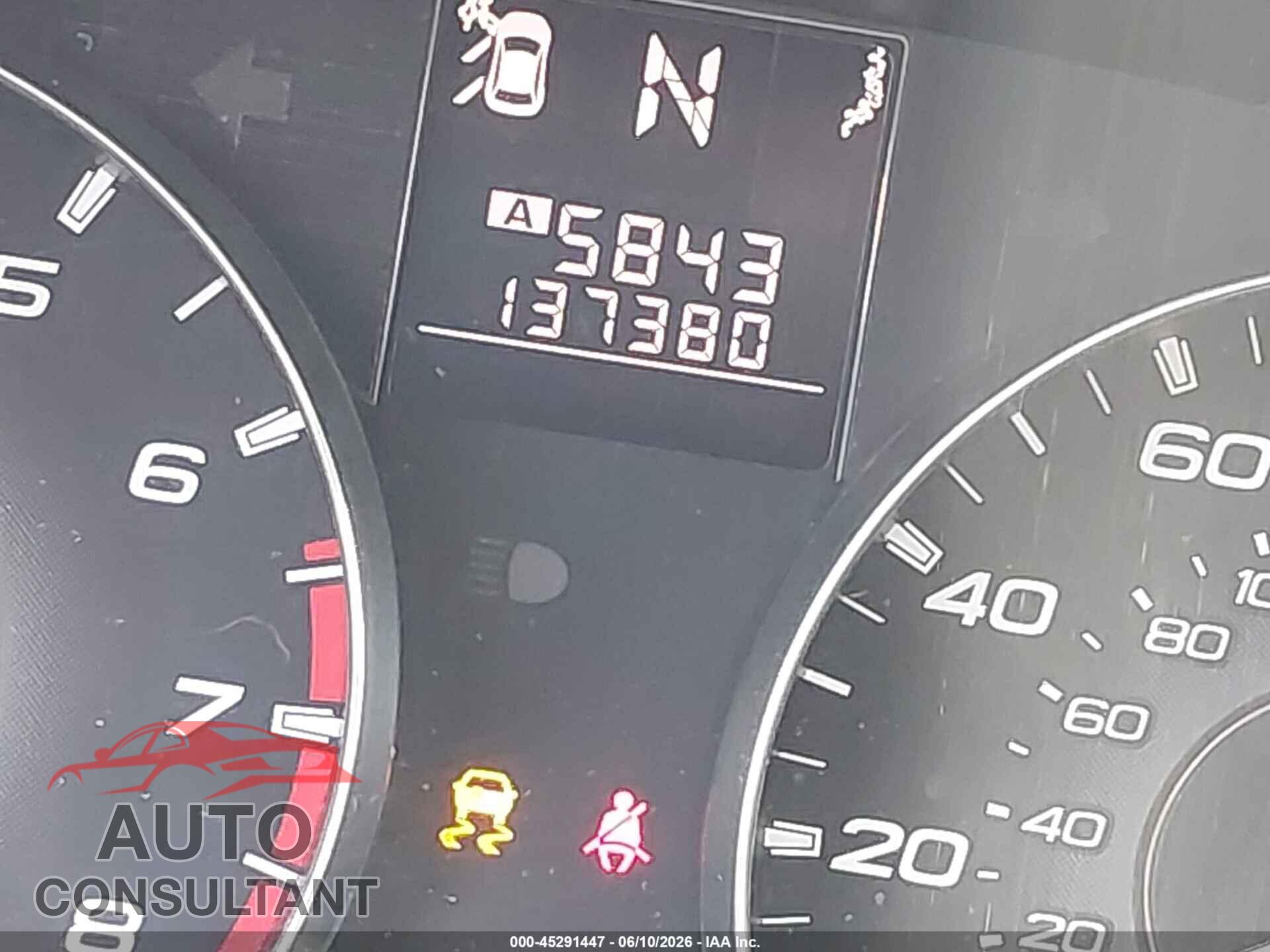 SUBARU OUTBACK 2012 - 4S4BRBCC9C3297039
