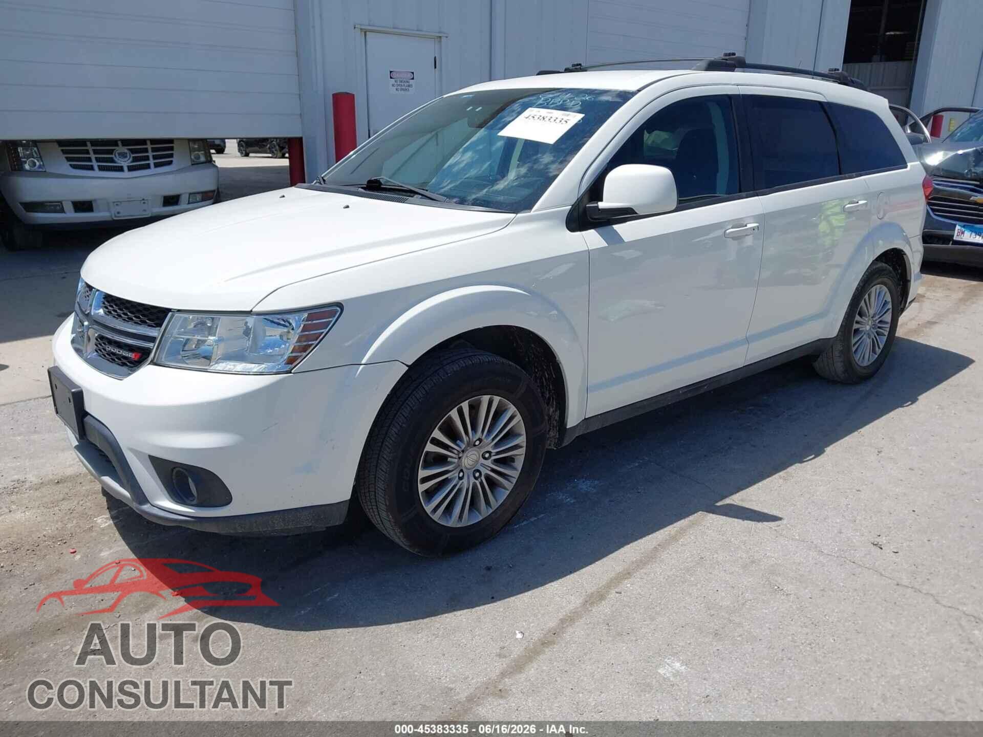 DODGE JOURNEY 2012 - 3C4PDCBG7CT395106