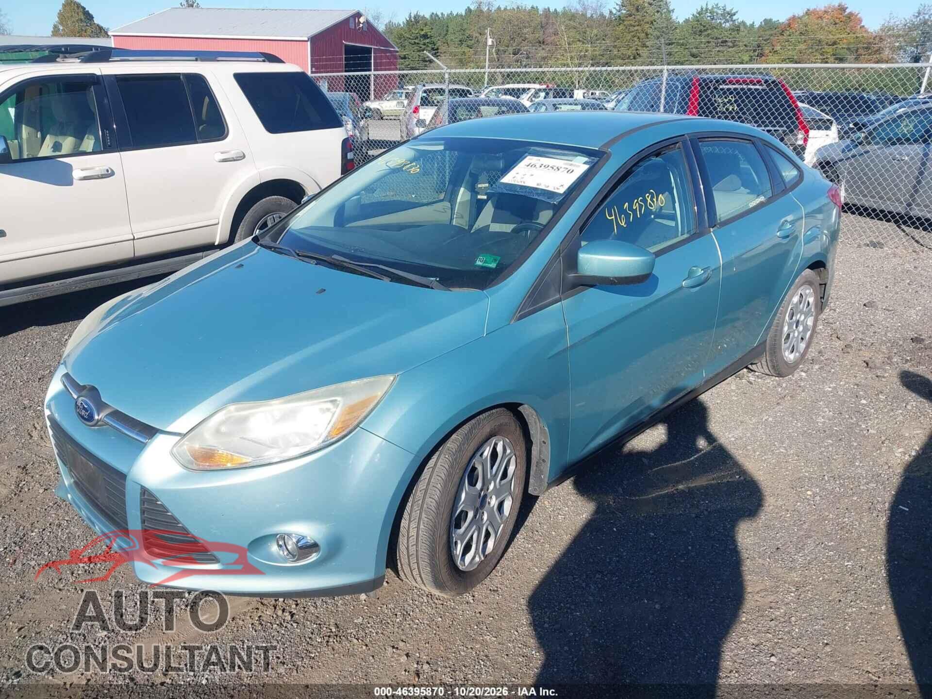 FORD FOCUS 2012 - 1FAHP3F26CL408939