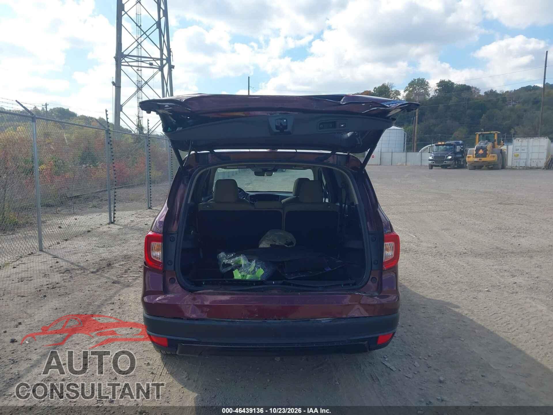 HONDA PILOT 2022 - 5FNYF6H20NB088034