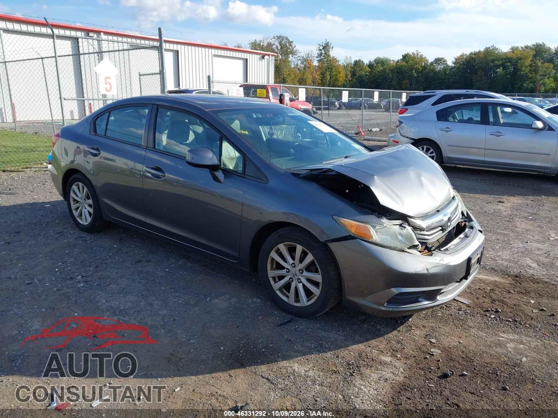 HONDA CIVIC 2012 - 2HGFB2F95CH307784