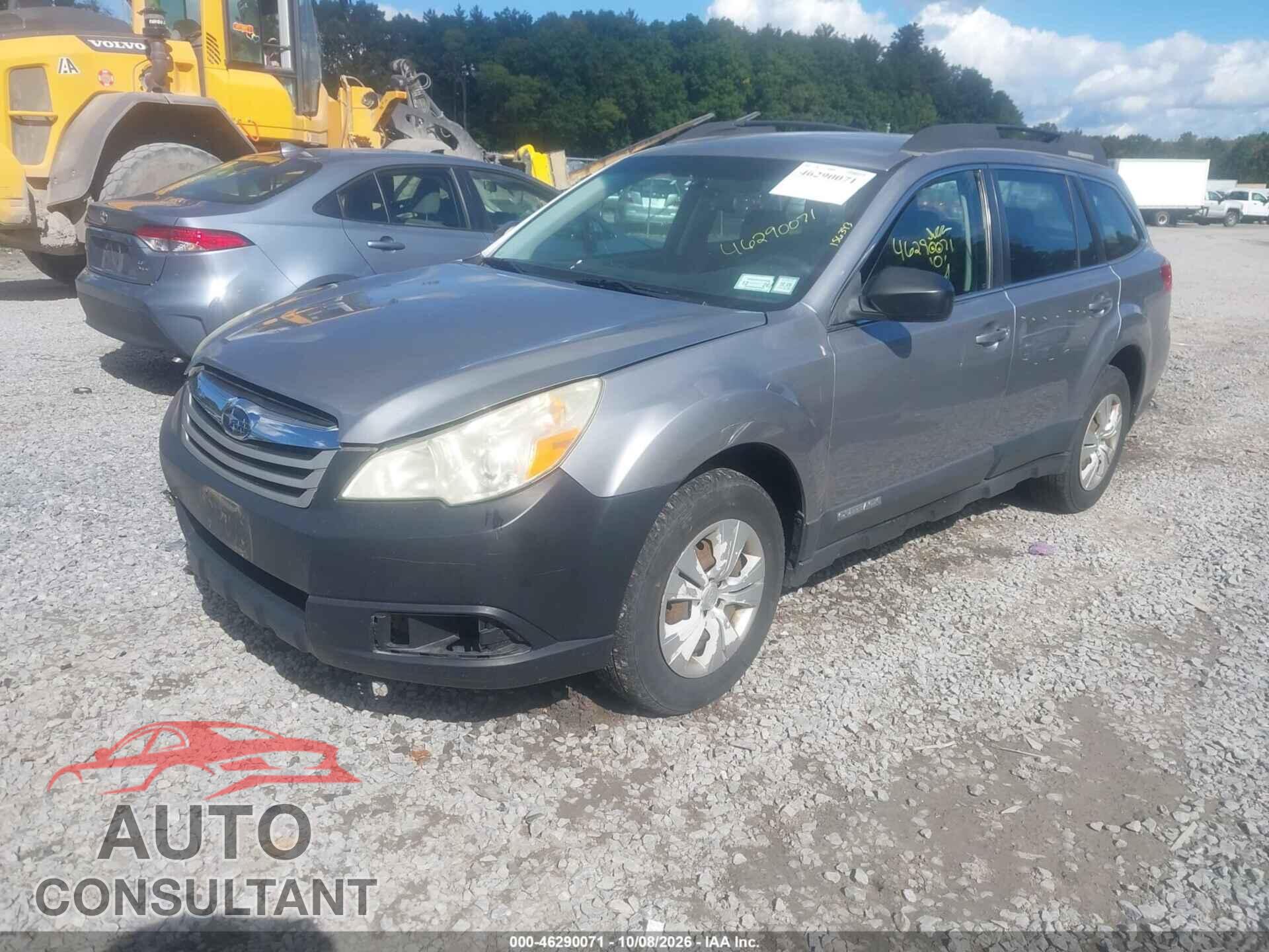SUBARU OUTBACK 2011 - 4S4BRBAC8B3390233