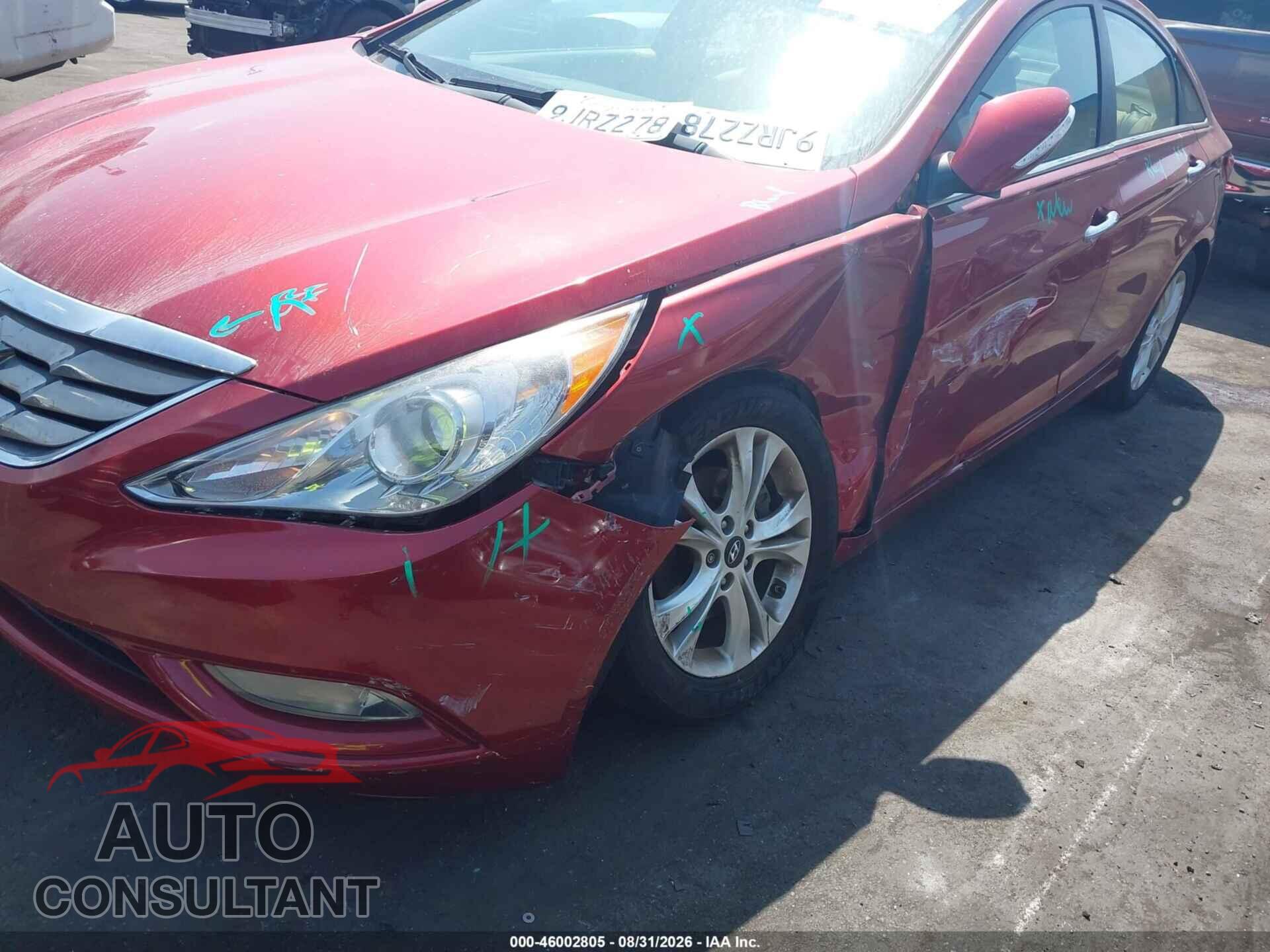 HYUNDAI SONATA 2013 - 5NPEC4AC2DH712290