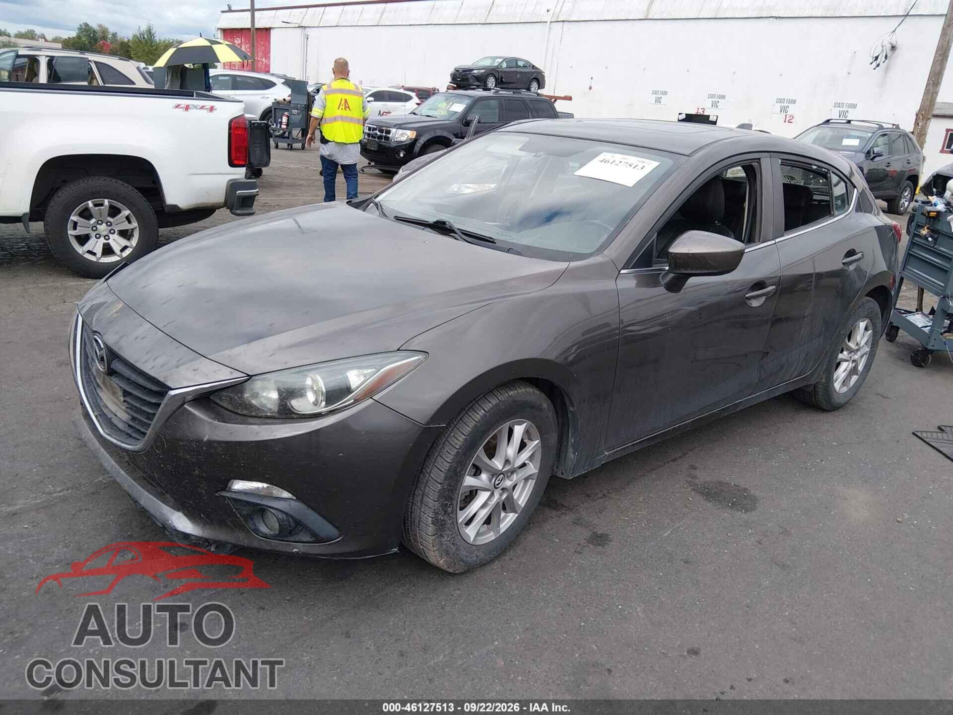 MAZDA MAZDA3 2015 - JM1BM1M76F1244703