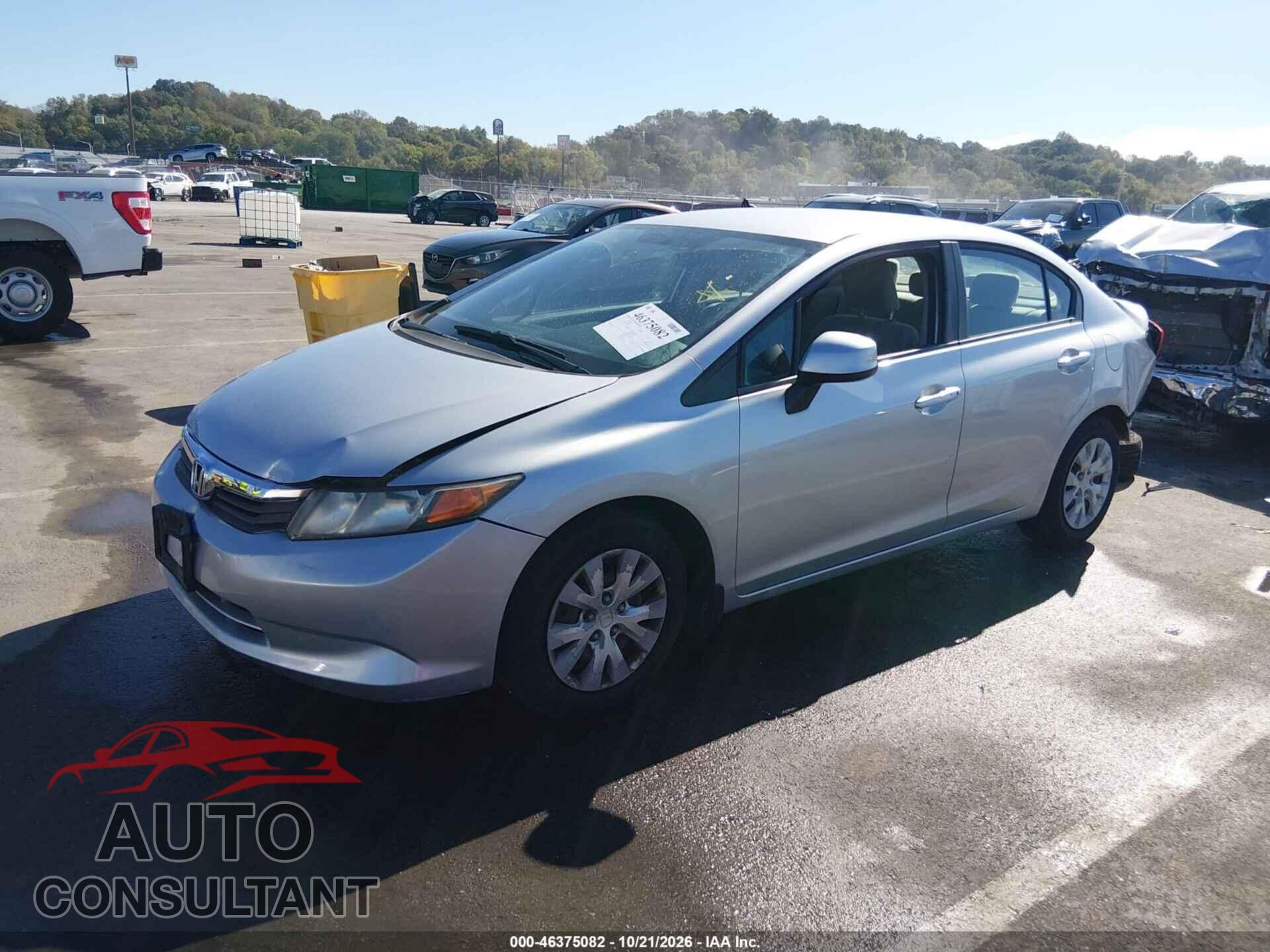 HONDA CIVIC 2012 - 19XFB2F56CE046849
