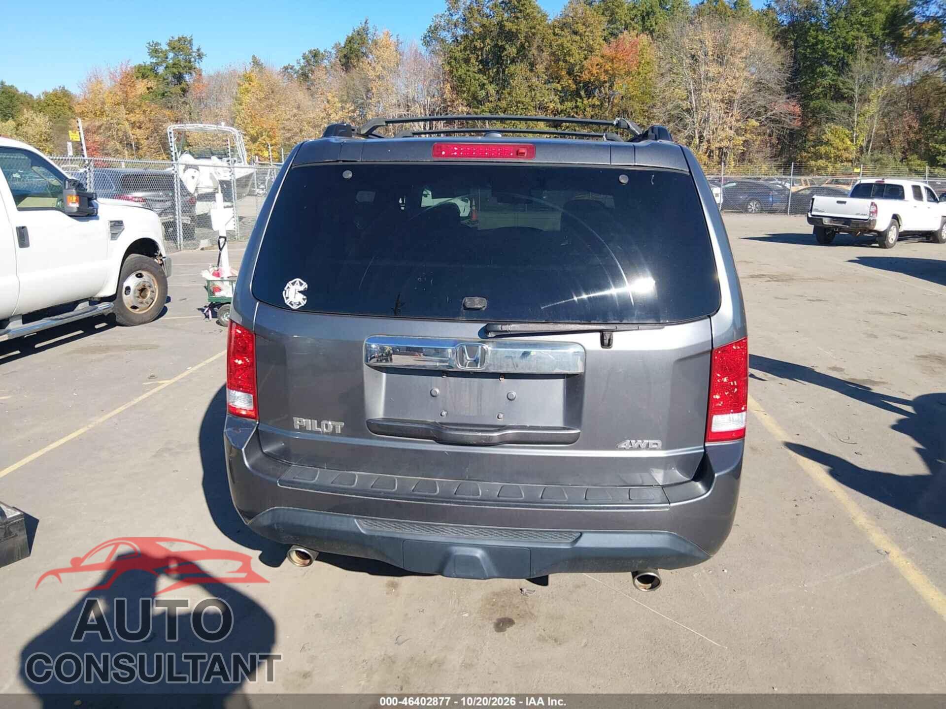 HONDA PILOT 2012 - 5FNYF4H62CB027093