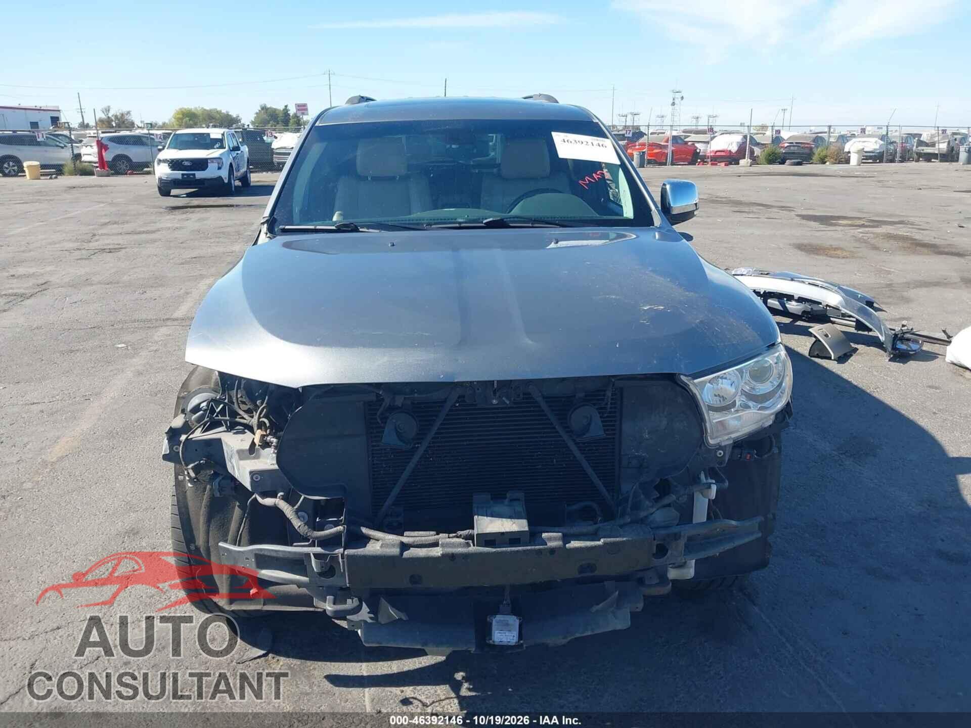 DODGE DURANGO 2012 - 1C4RDJEG4CC328564