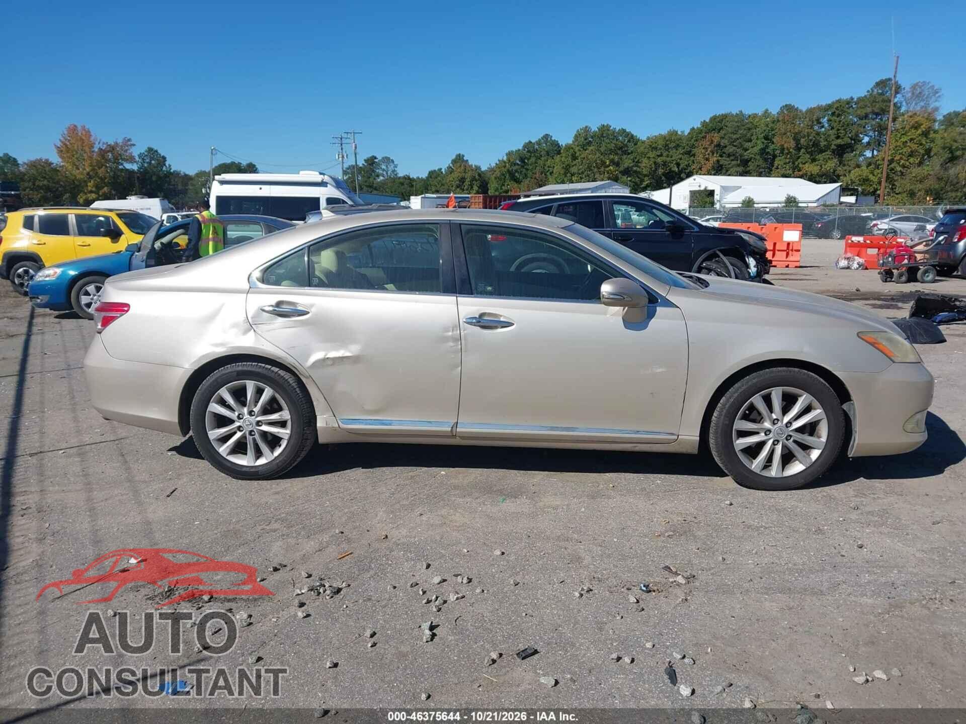 LEXUS ES 350 2011 - JTHBK1EG1B2439910