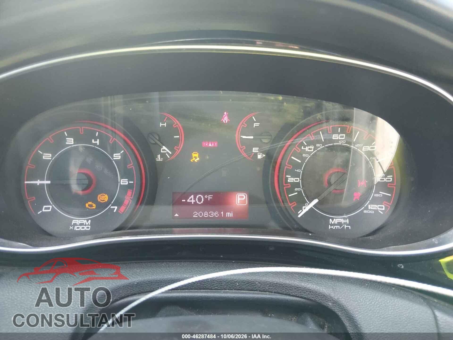 DODGE DART 2013 - 1C3CDFBA7DD708842