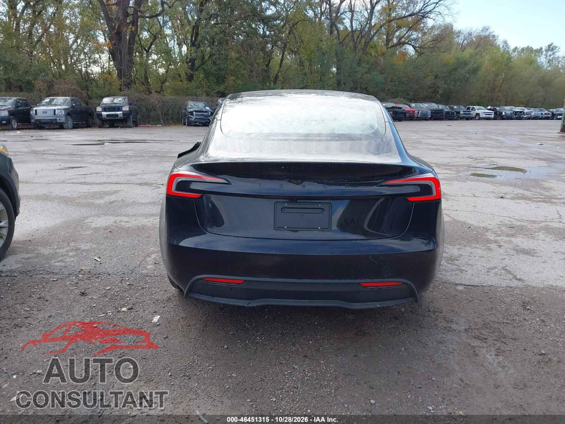 TESLA MODEL 3 2026 - 5YJ3E1EAXTF209936