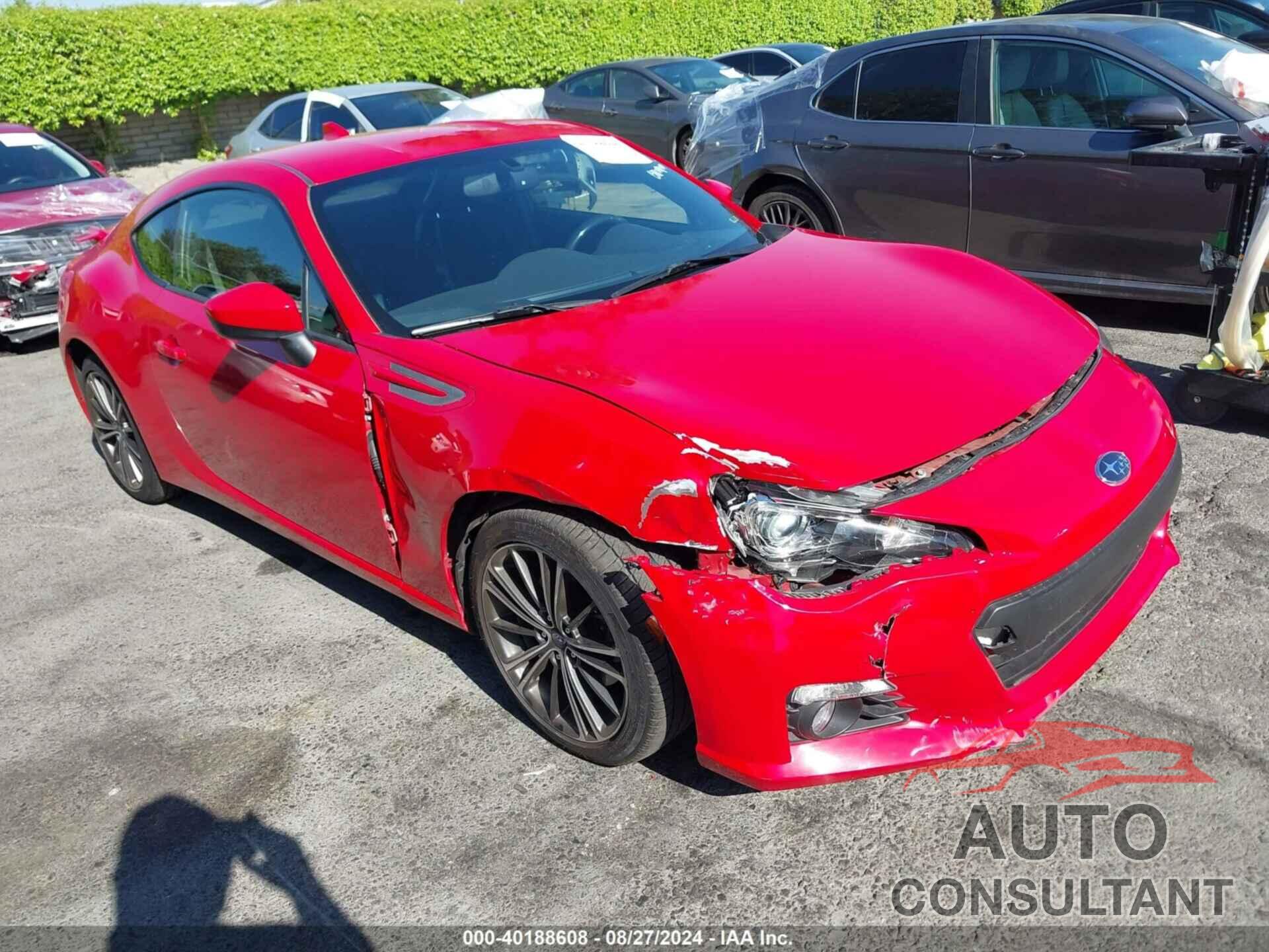 SUBARU BRZ 2016 - JF1ZCAC19G8601434