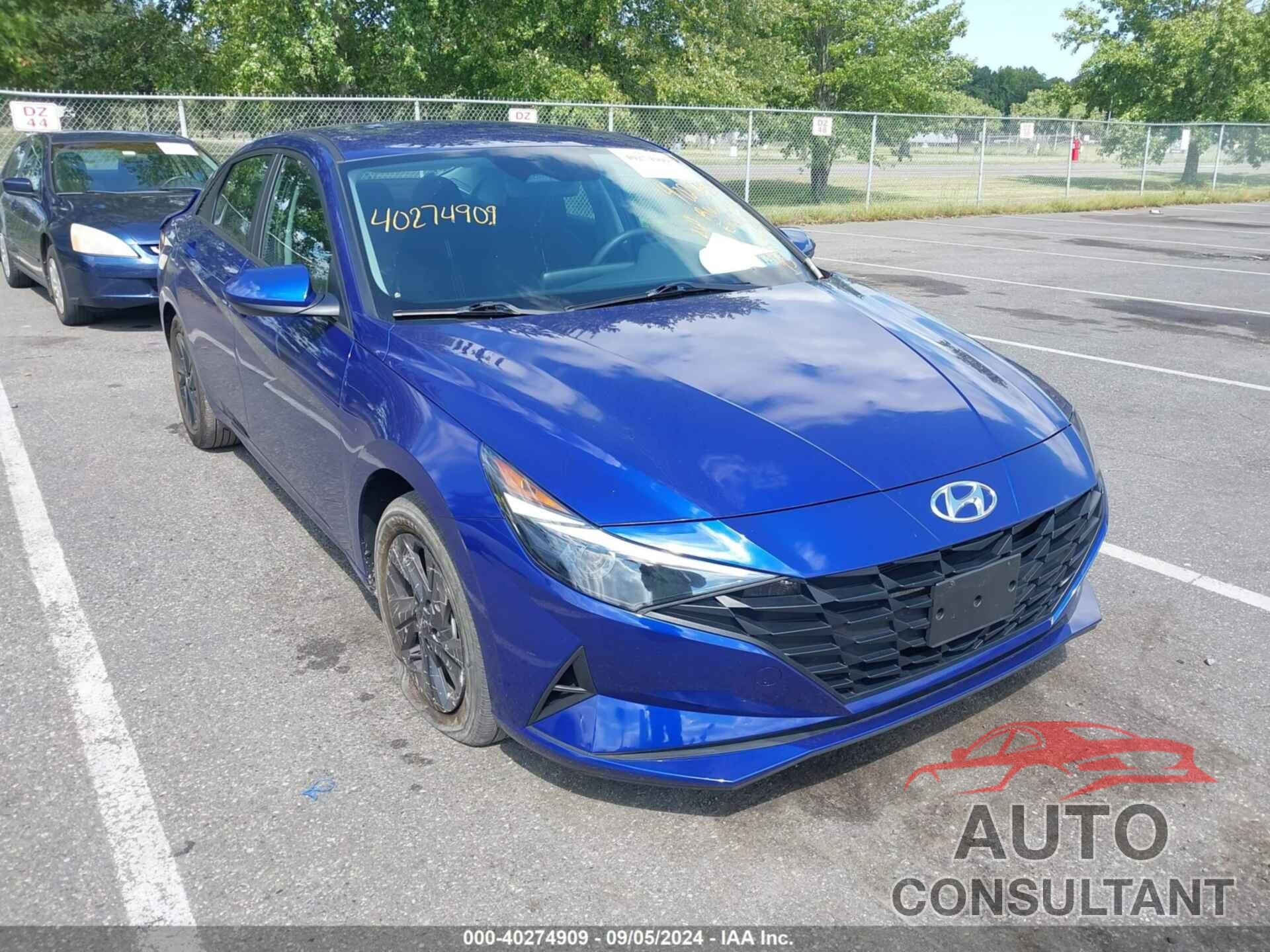 HYUNDAI ELANTRA 2021 - KMHLM4AG2MU073305