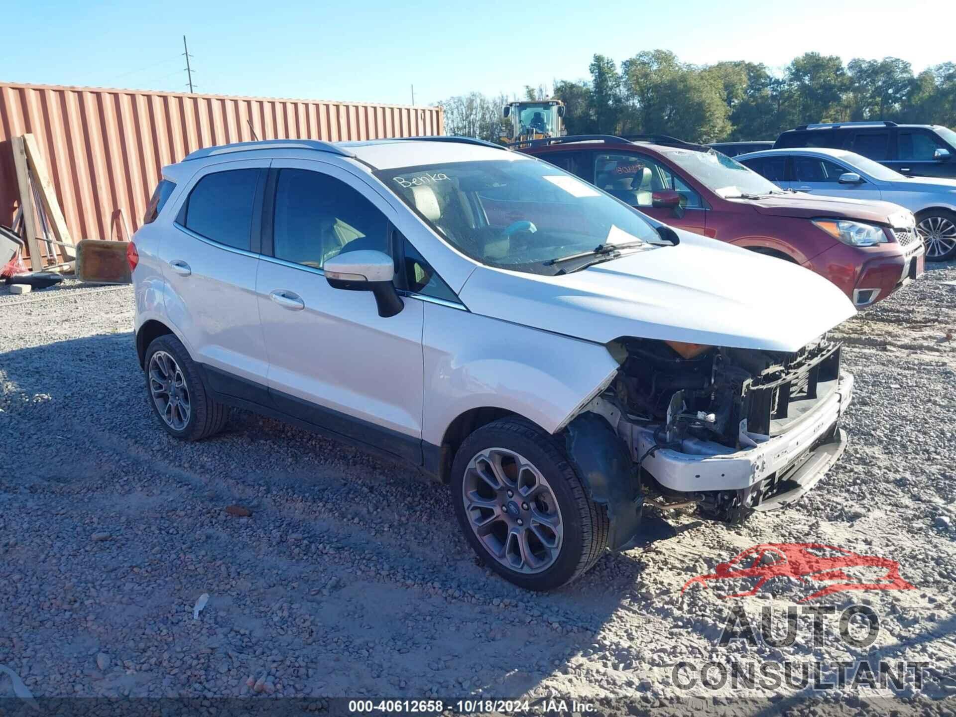 FORD ECOSPORT 2019 - MAJ3S2KE1KC274956