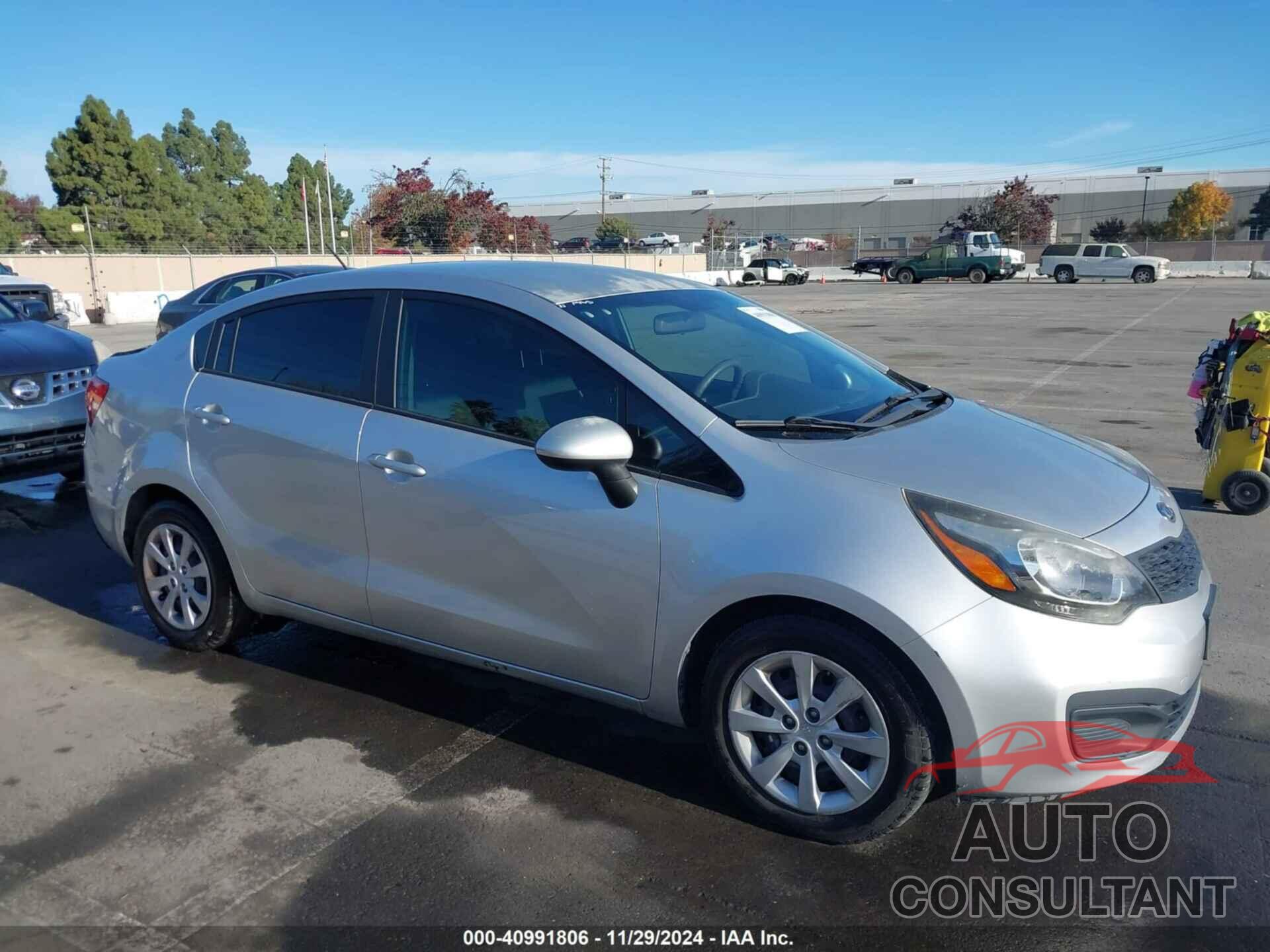 KIA RIO 2012 - KNADM4A36C6046985