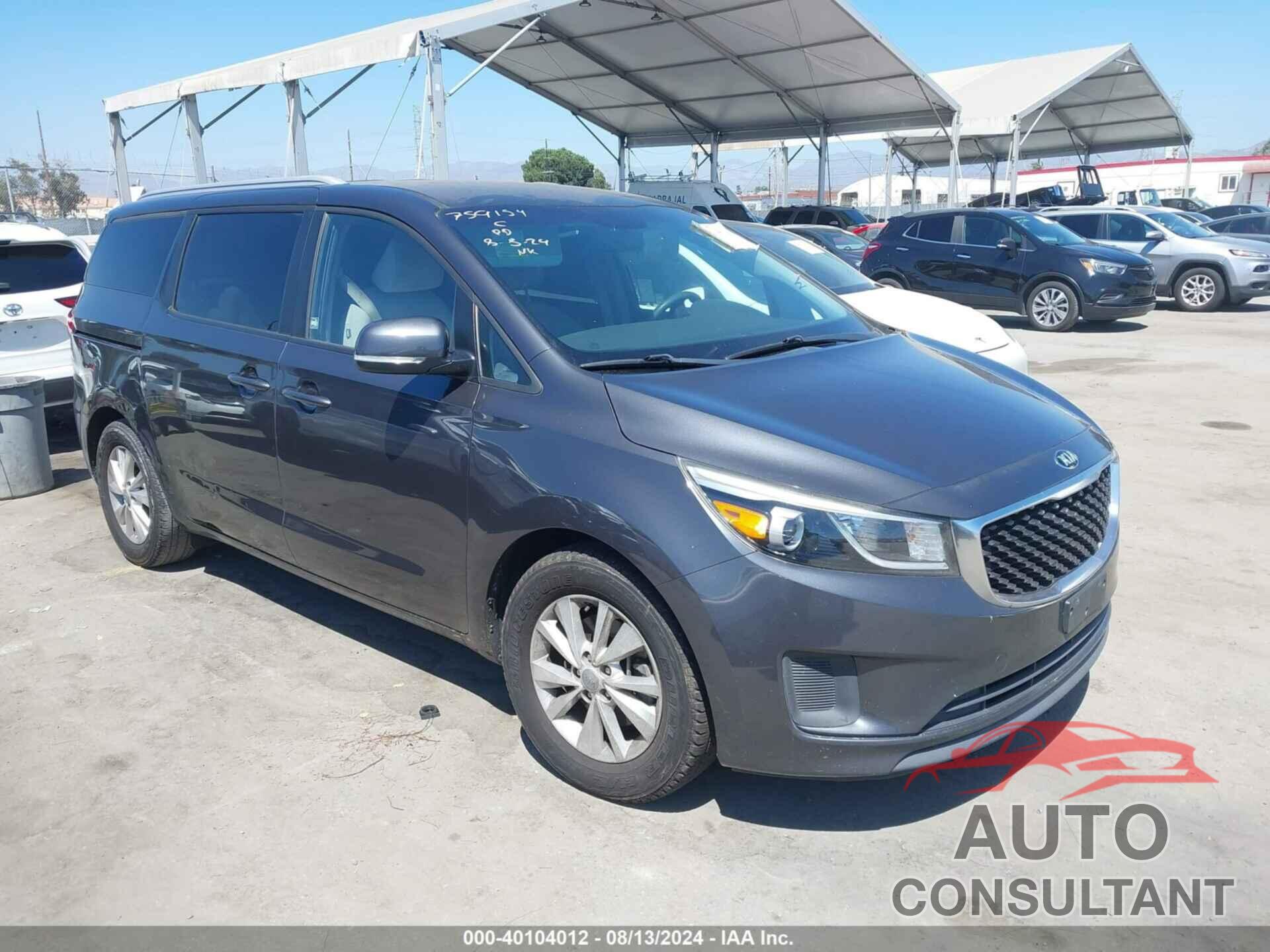 KIA SEDONA 2016 - KNDMB5C11G6151675