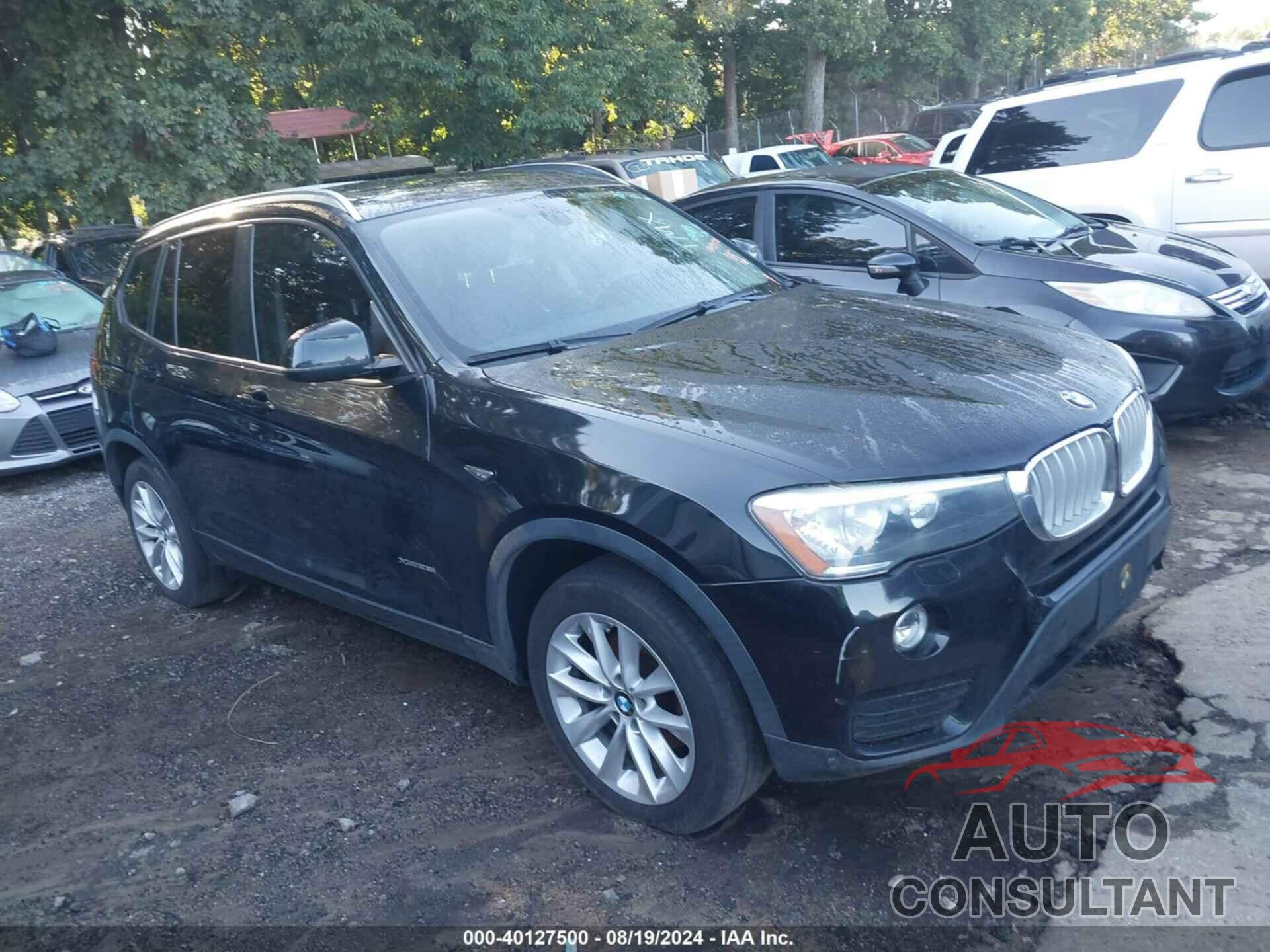 BMW X3 2016 - 5UXWX9C52G0D86949