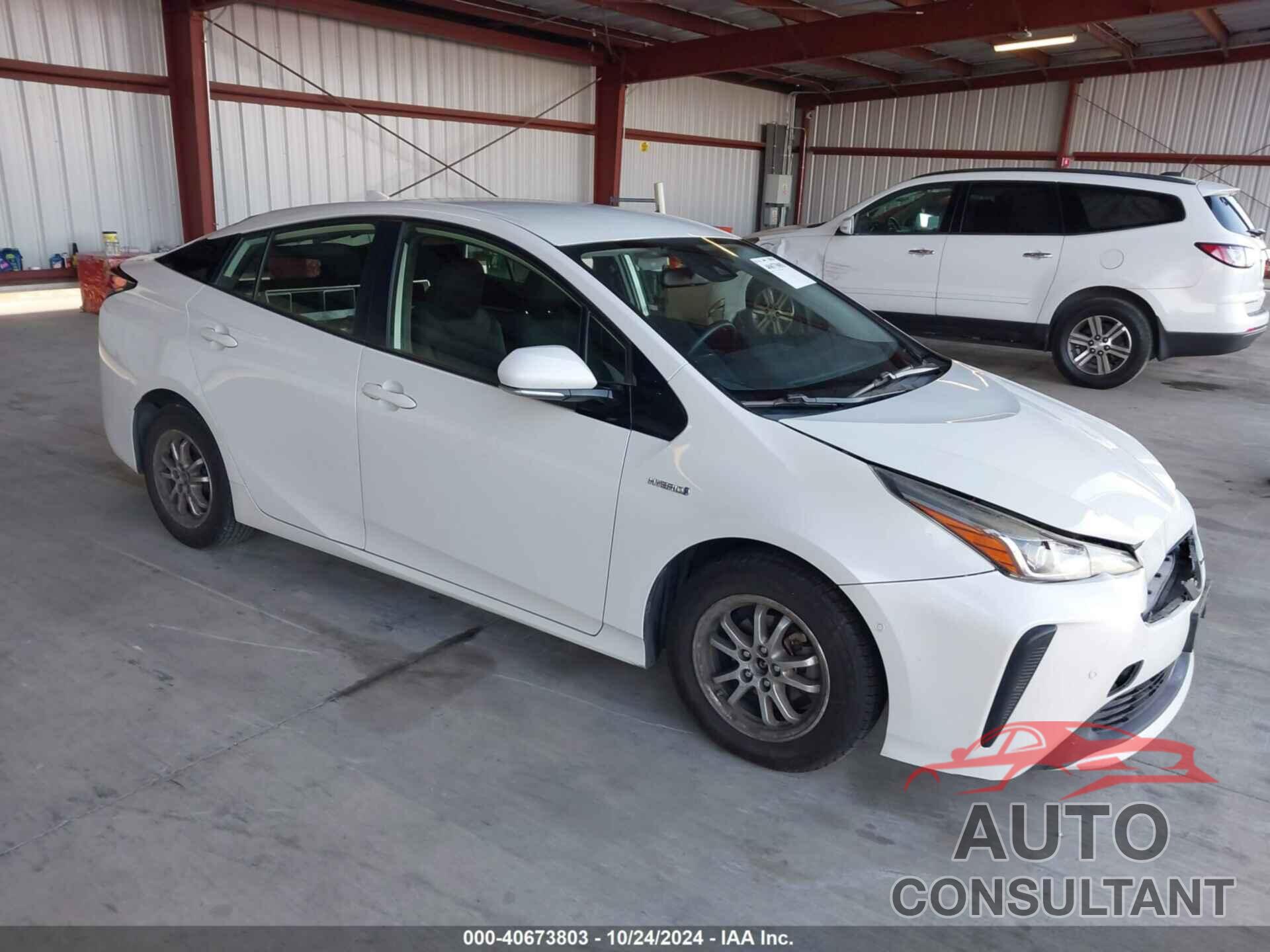 TOYOTA PRIUS 2019 - JTDKARFUXK3087413