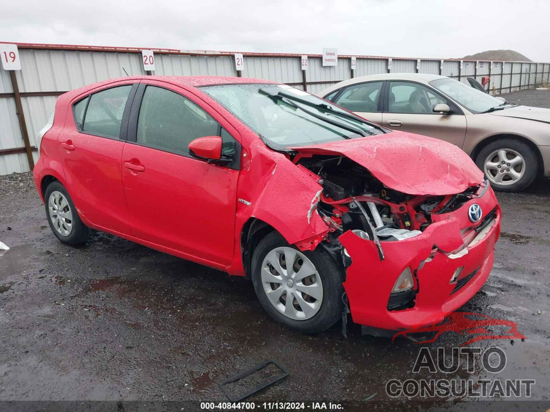 TOYOTA PRIUS C 2012 - JTDKDTB3XC1502843