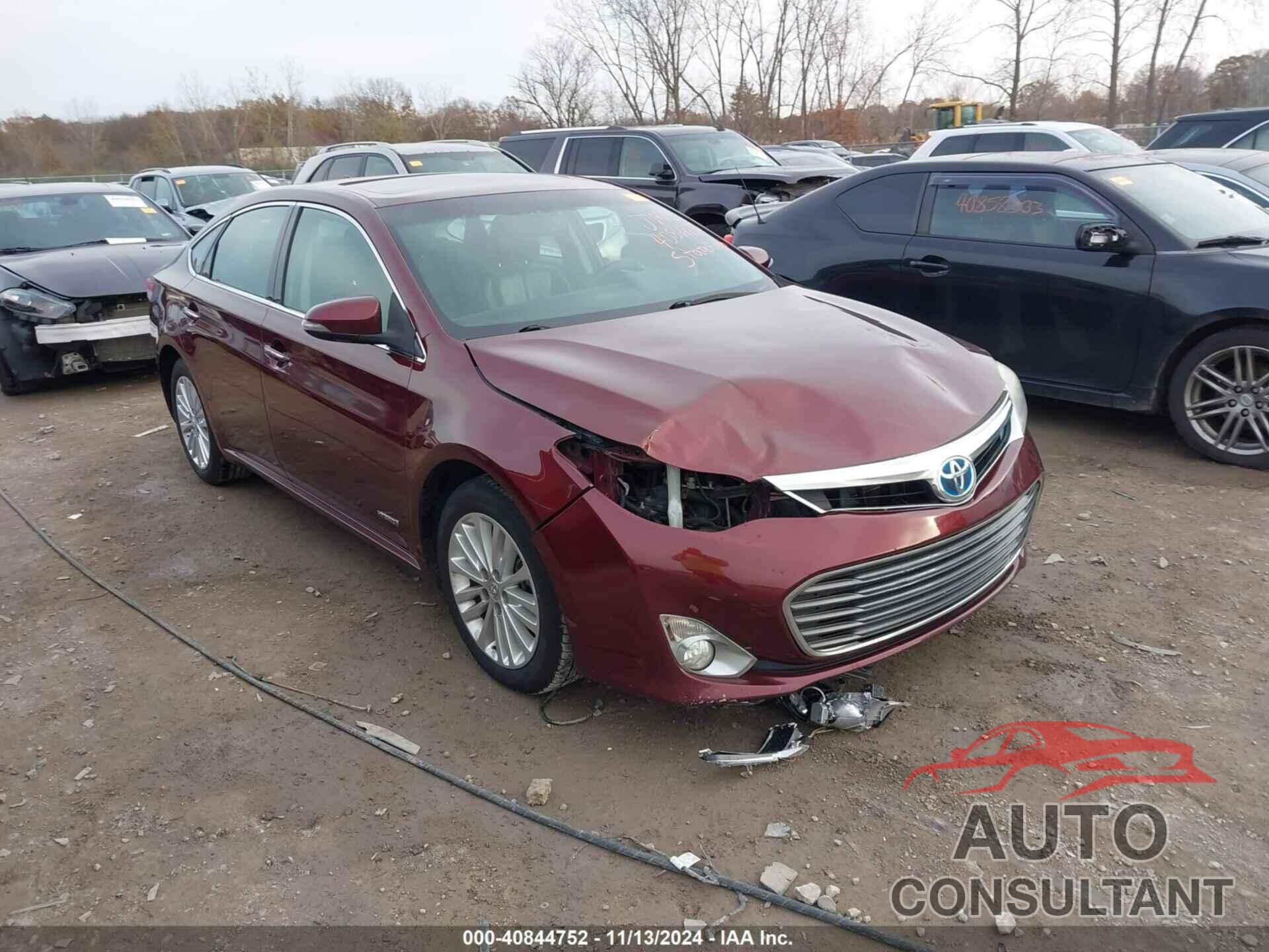 TOYOTA AVALON HYBRID 2013 - 4T1BD1EB4DU005029