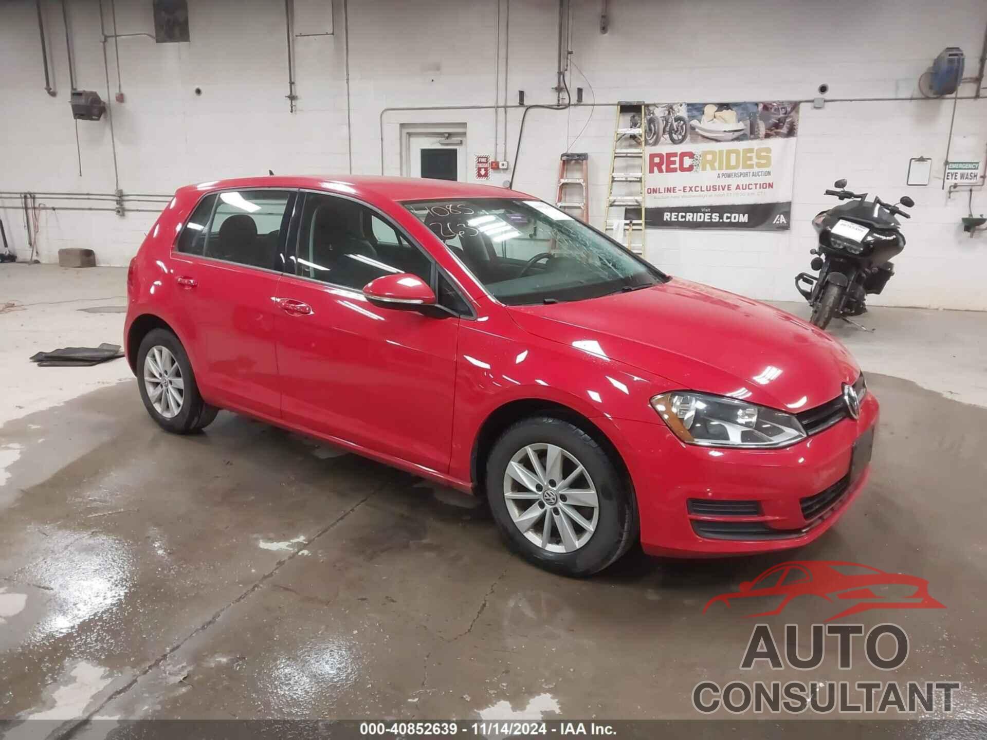 VOLKSWAGEN GOLF 2017 - 3VW117AU4HM031267