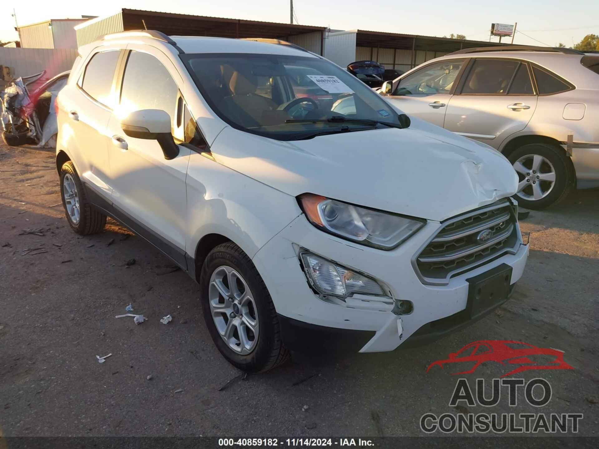 FORD ECOSPORT 2019 - MAJ3S2GE9KC271215