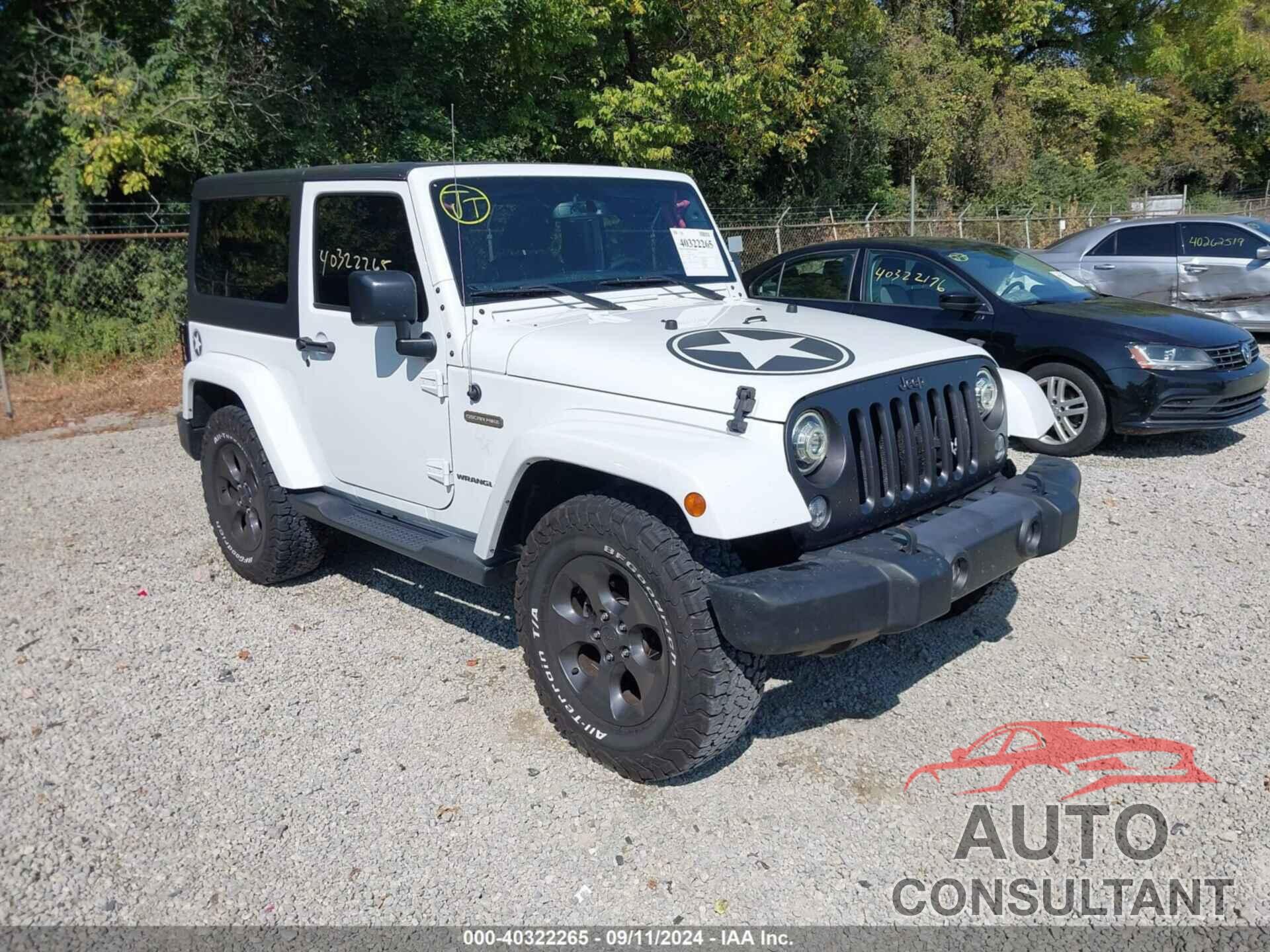 JEEP WRANGLER 2017 - 1C4AJWAG3HL563103