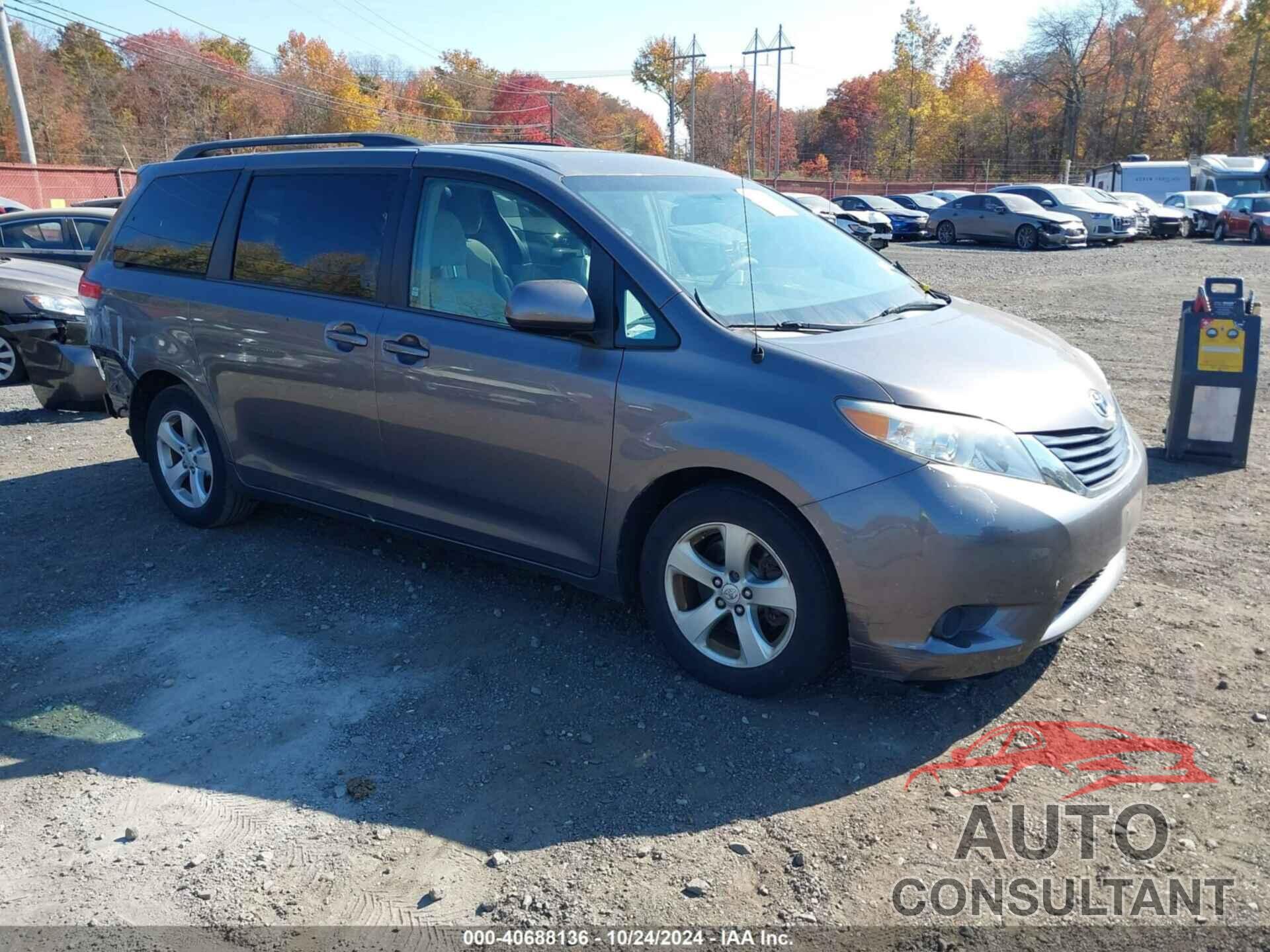 TOYOTA SIENNA 2012 - 5TDKK3DC4CS265627