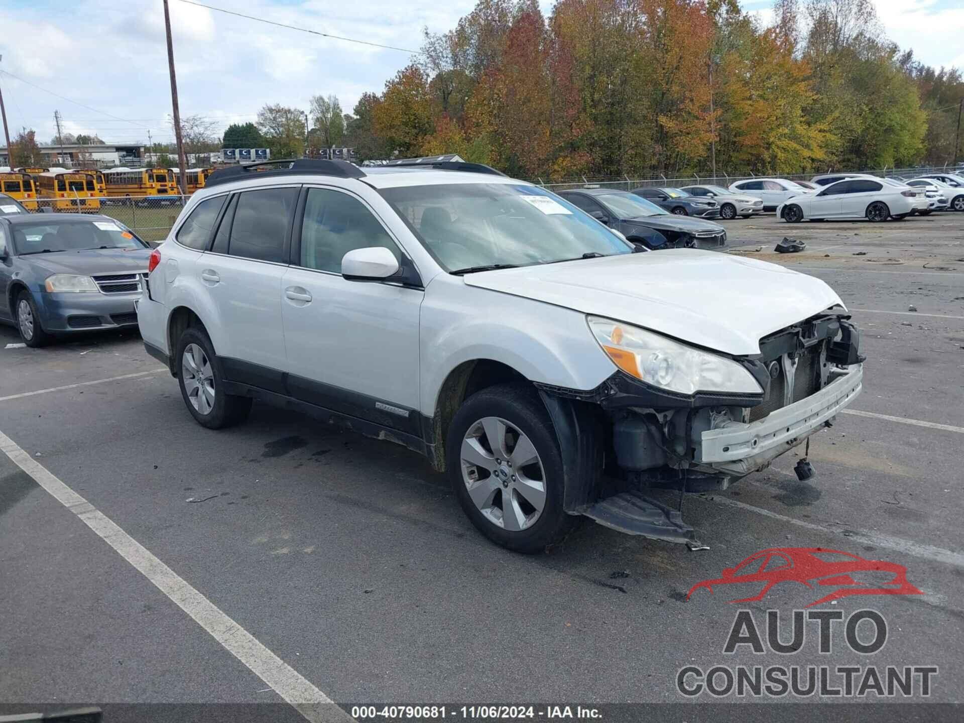 SUBARU OUTBACK 2012 - 4S4BRCKC8C3268686