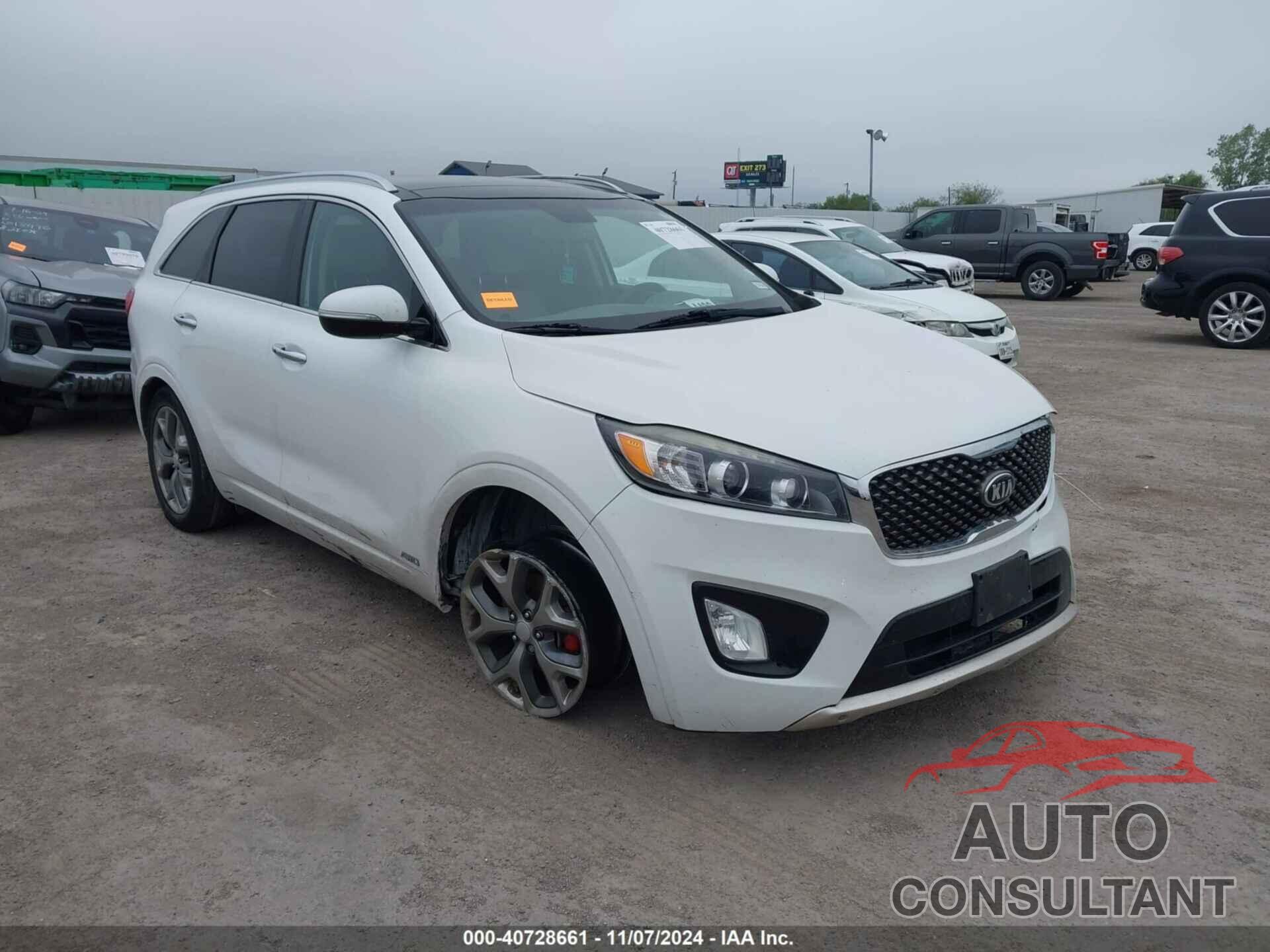 KIA SORENTO 2016 - 5XYPKDA55GG112159