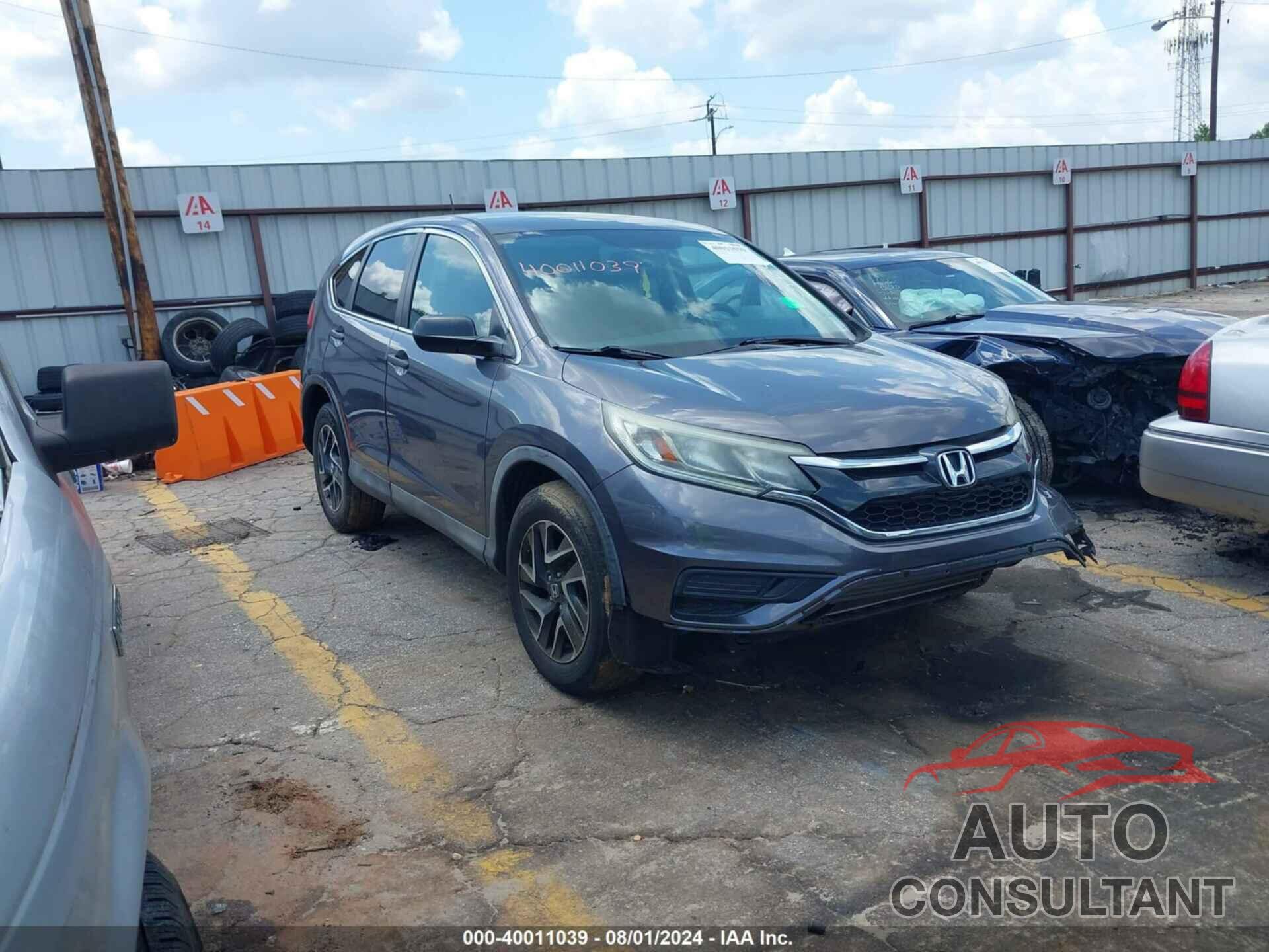 HONDA CR-V 2016 - 5J6RM3H4XGL022045