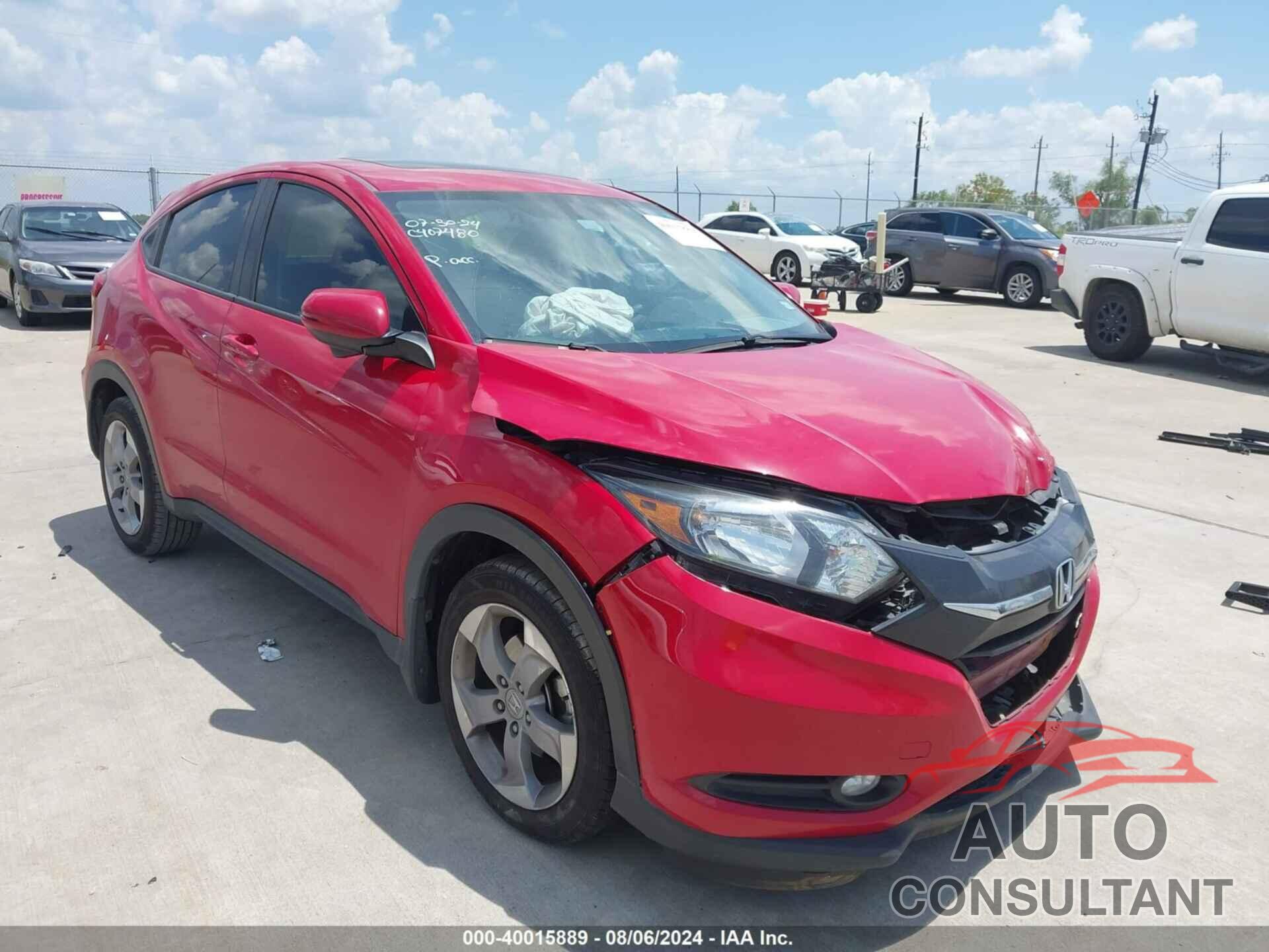 HONDA HR-V 2017 - 3CZRU5H55HG706424