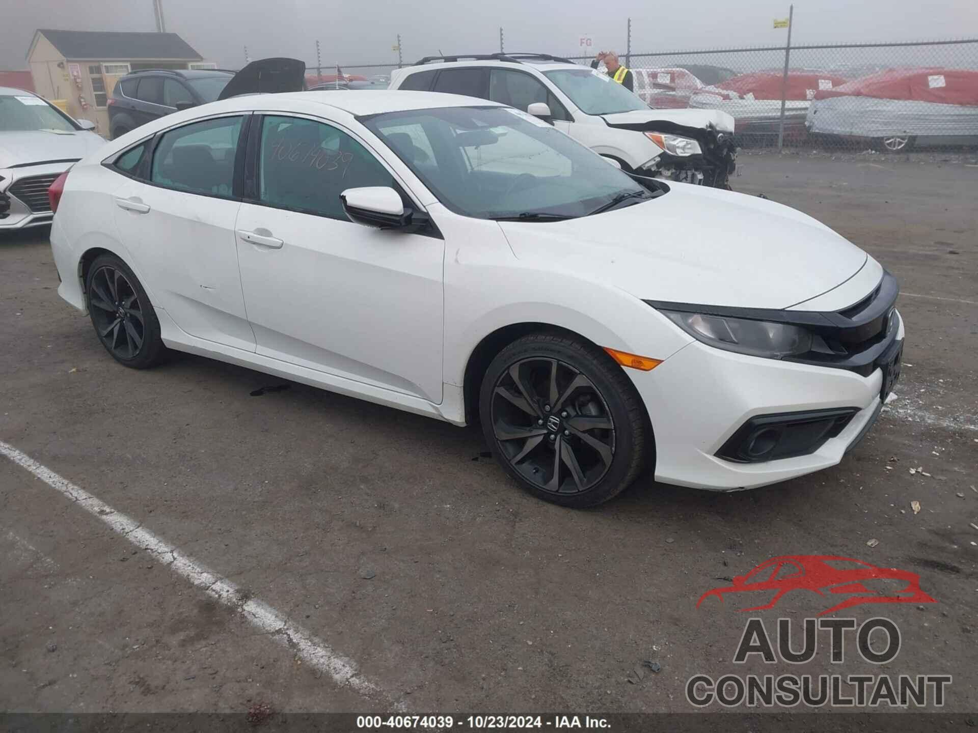 HONDA CIVIC 2019 - 2HGFC2F86KH568280