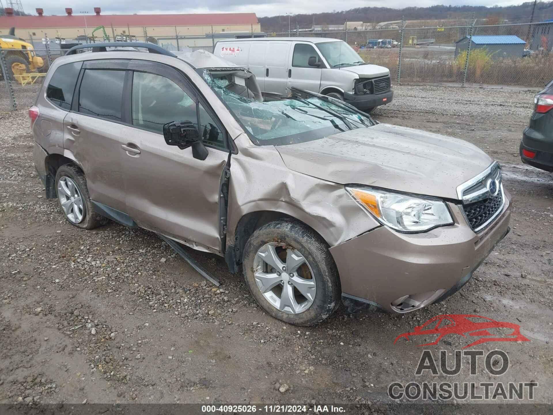 SUBARU FORESTER 2015 - JF2SJADC4FH424406