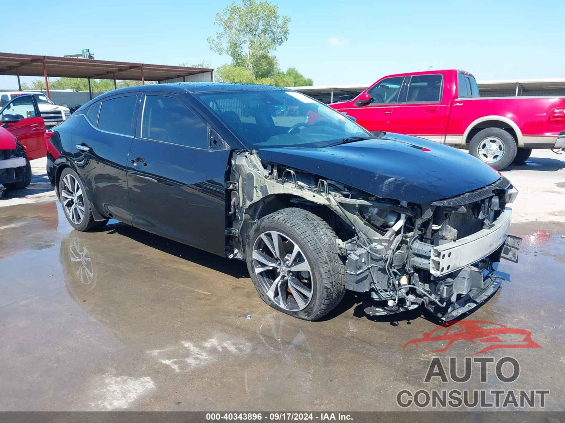 NISSAN MAXIMA 2017 - 1N4AA6APXHC433776