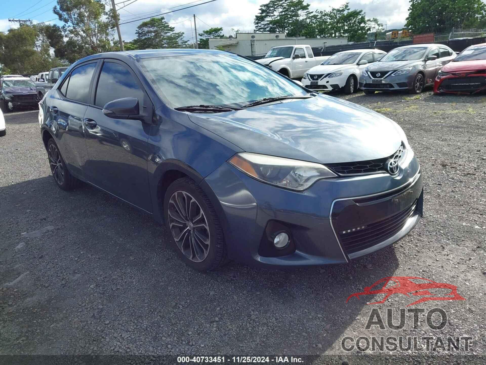 TOYOTA COROLLA 2016 - 2T1BURHE3GC627759