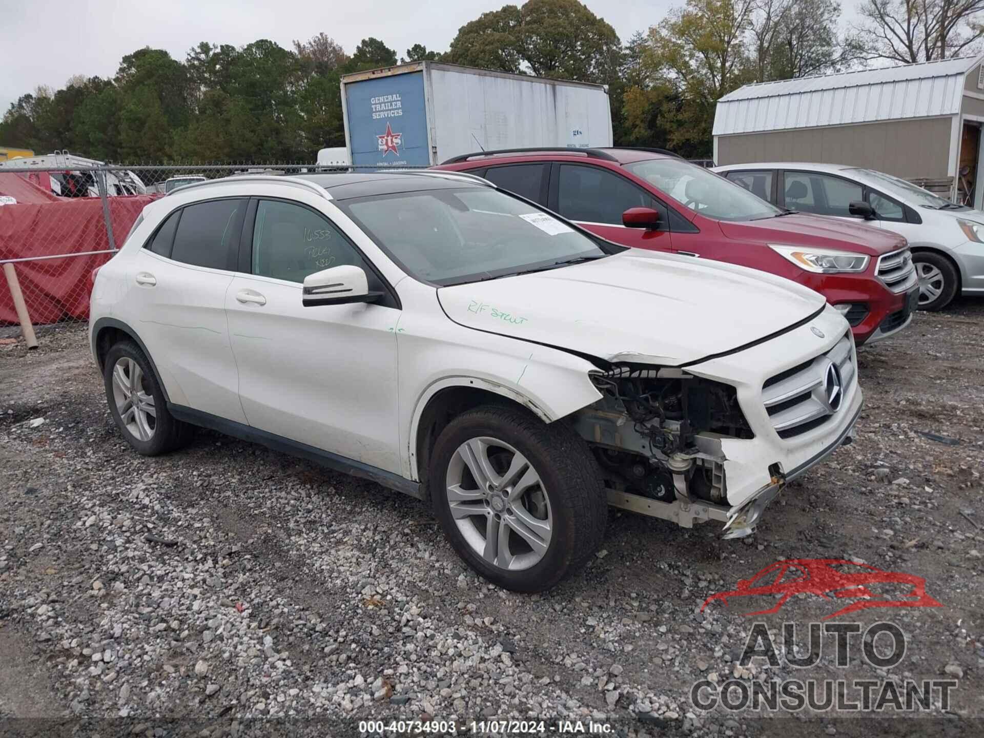 MERCEDES-BENZ GLA 250 2017 - WDCTG4GB4HJ317416