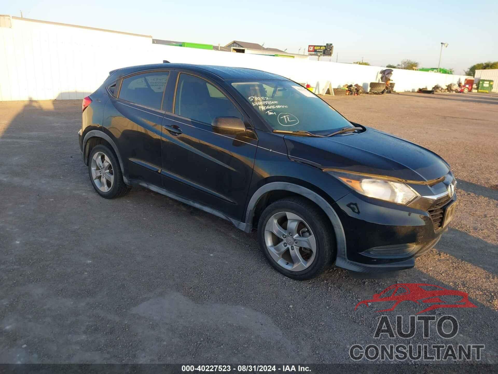 HONDA HR-V 2016 - 3CZRU5H36GM743058